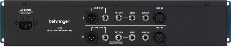 Behringer 1273 2-channel Microphone Preamplifier and Equalizer