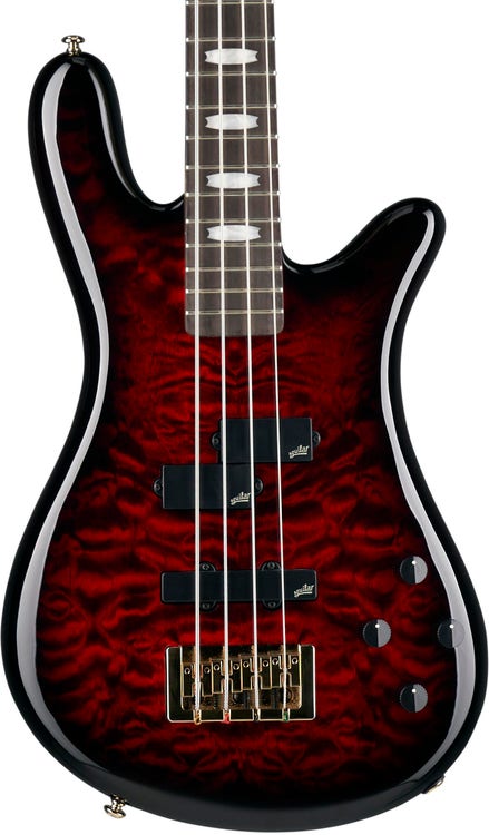 Spector Icon NS-2 Electric Bass Guitar - Black Cherry Gloss