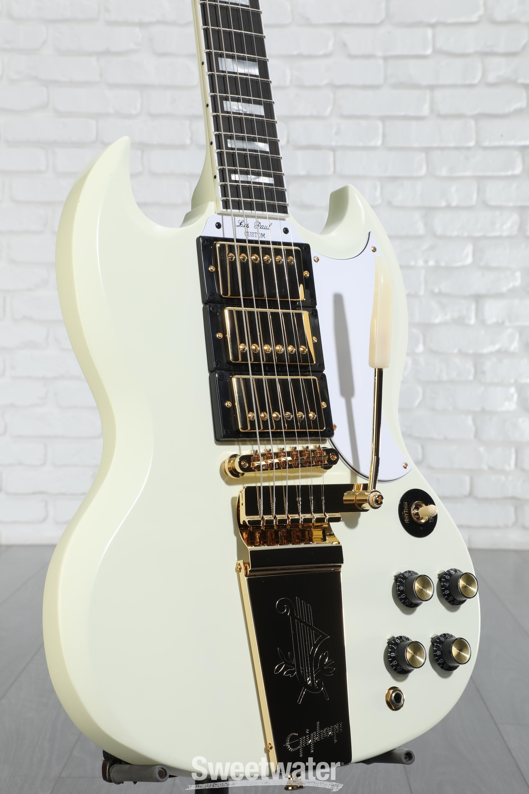 Epiphone 1963 SG Custom Electric Guitar - Classic White VOS
