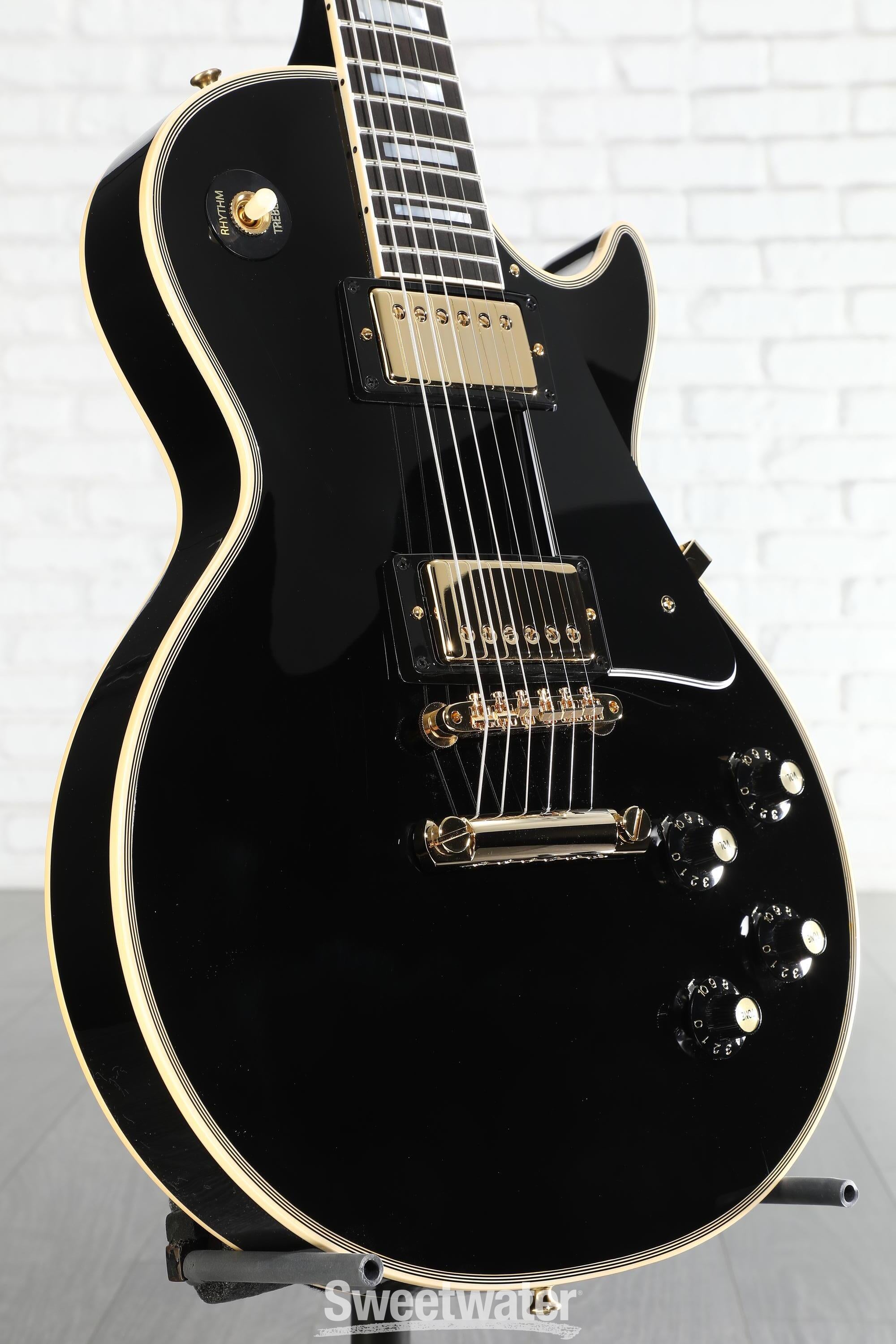 Gibson Custom 1968 Les Paul Custom Reissue Electric Guitar - Ebony