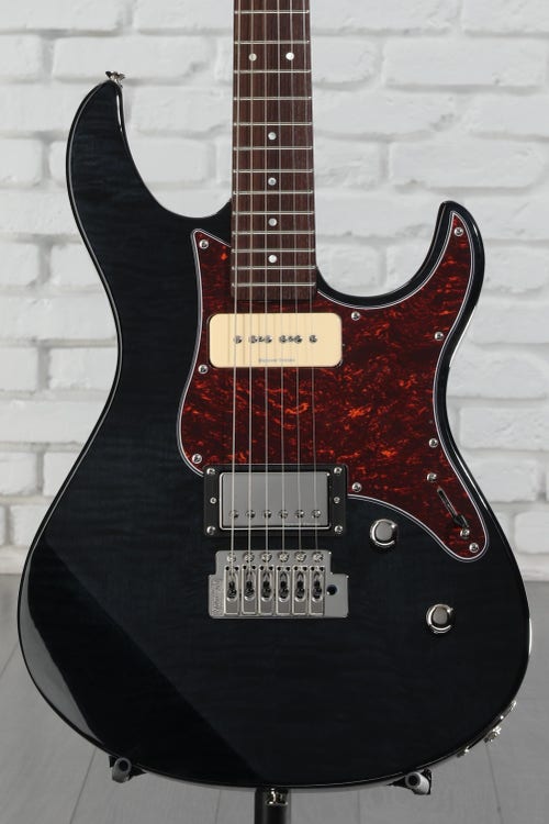 Yamaha PAC611VFM Pacifica Electric Guitar - Trans Black