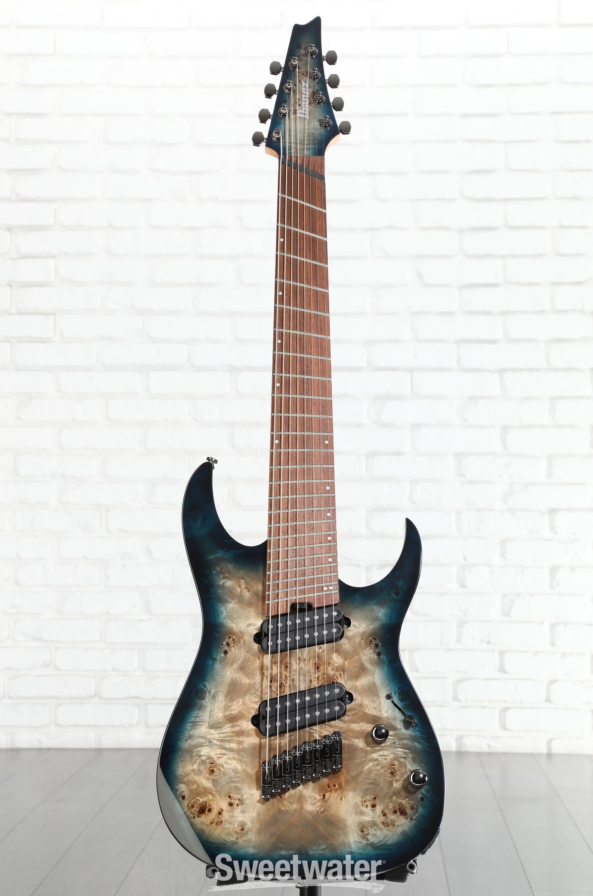 Ibanez RGMS8 8-string Electric Guitar - Cosmic Blue Starburst