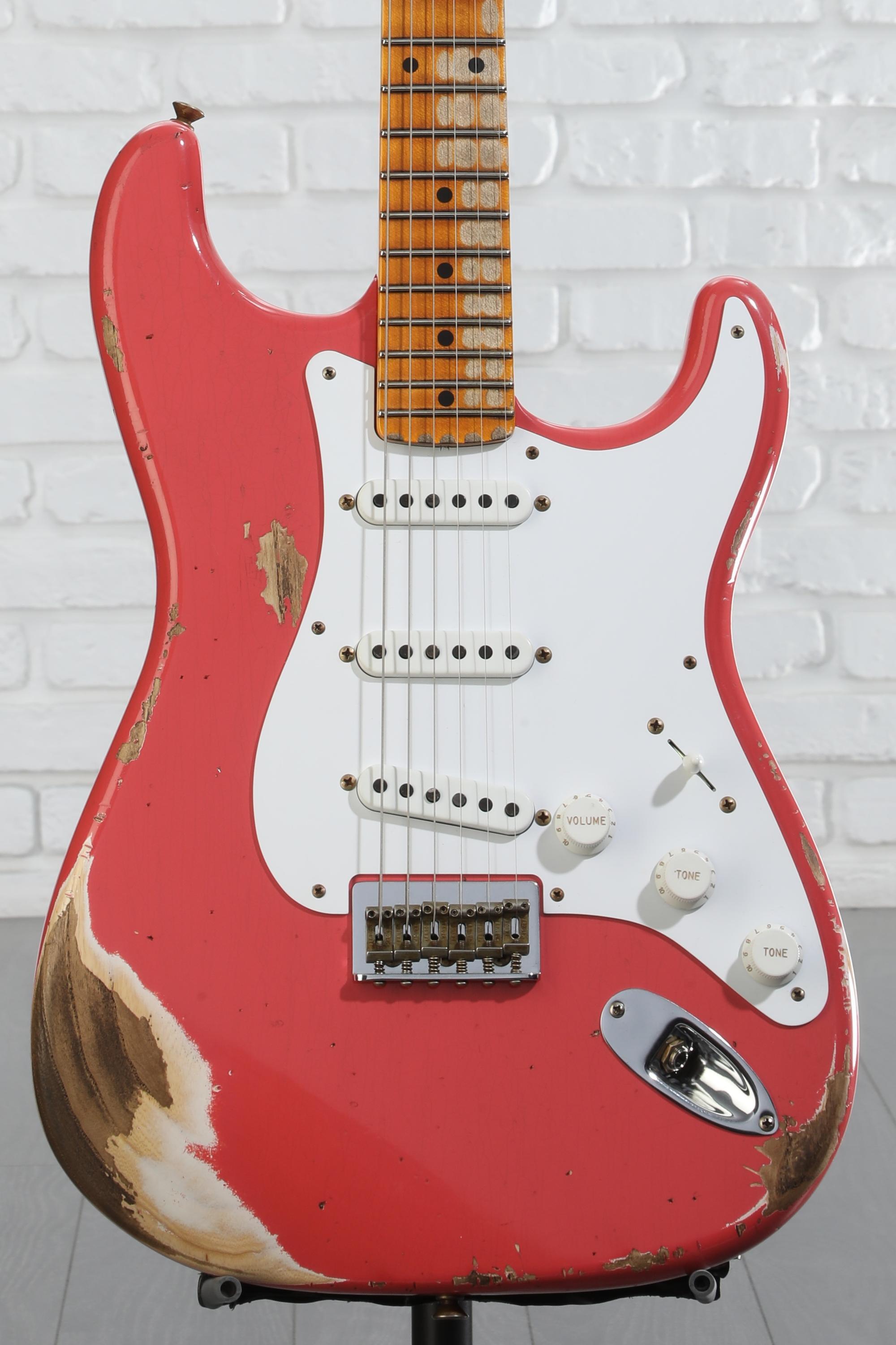 ギター FiestaRed Relic Multilayer Stratocaster 1957 Stratocaster® Heavy Relic® | Time Machine Series