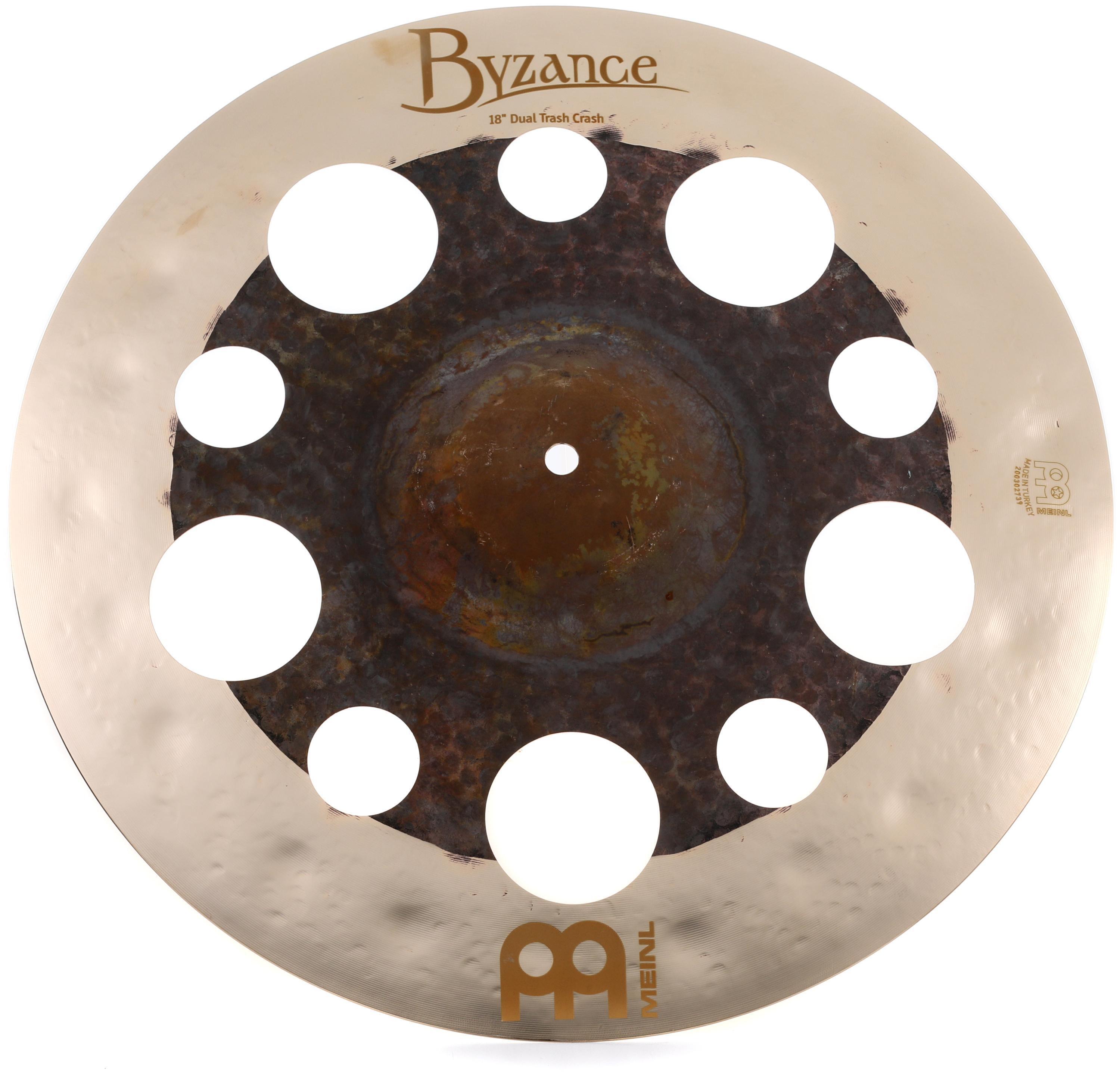 Meinl Cymbals 18 inch Byzance Dual Trash Crash Cymbal
