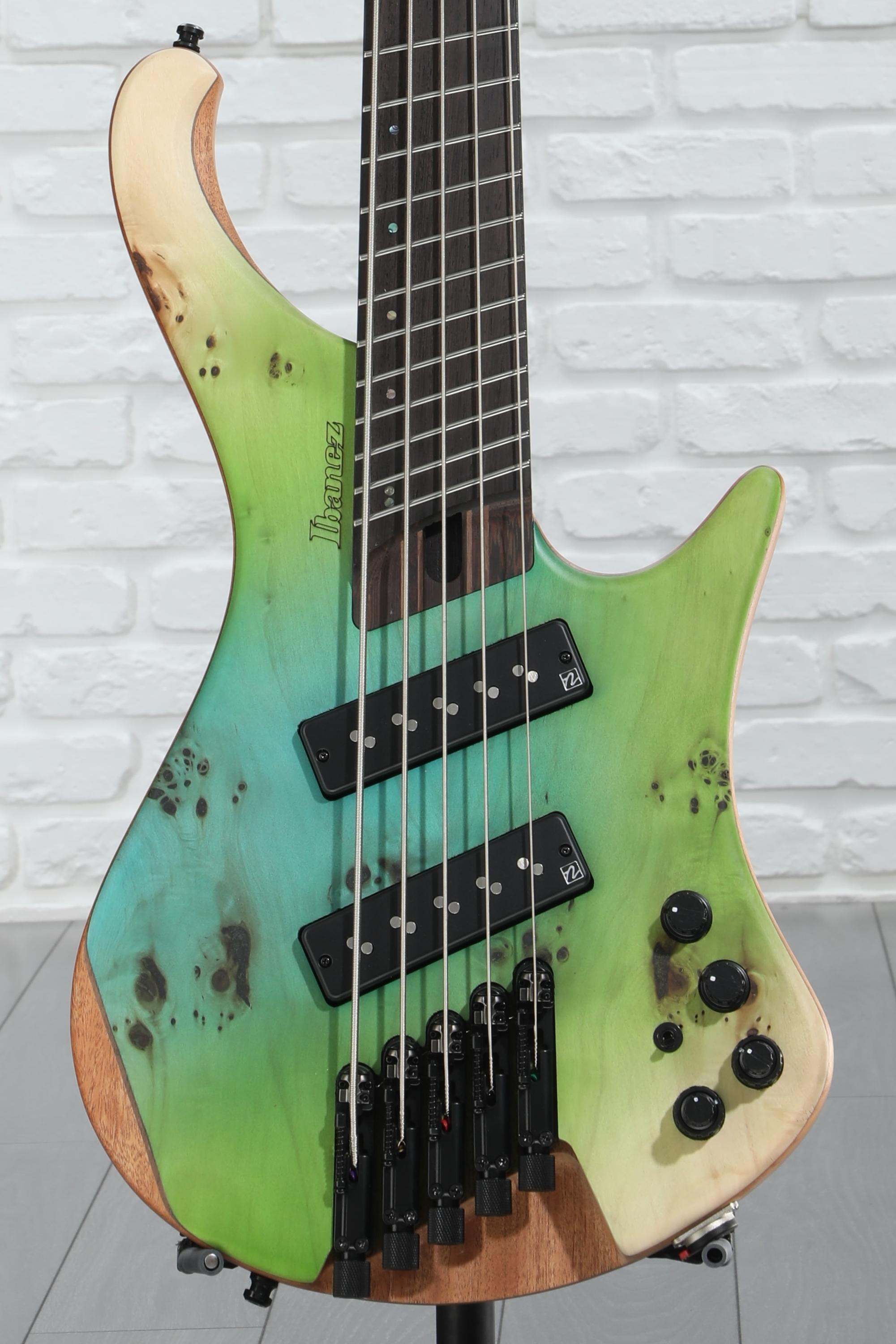 Ibanez Bass Workshop EHB1505MS Bass Guitar - Ocean Inlet Flat