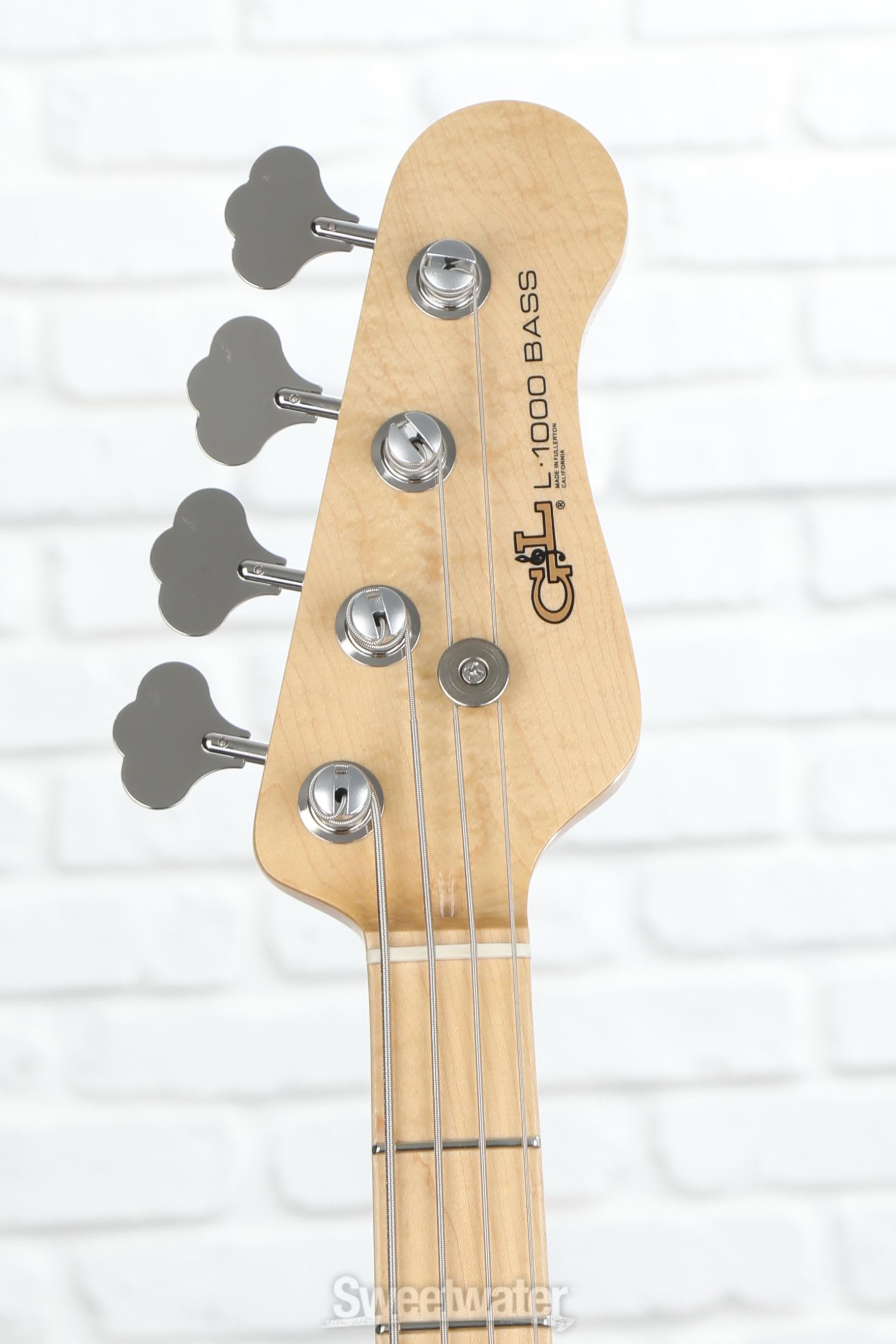 G&L　L1000 ブルーバースト G&L CLF Research L-1000 Bass Guitar - Blueburst | Sweetwater