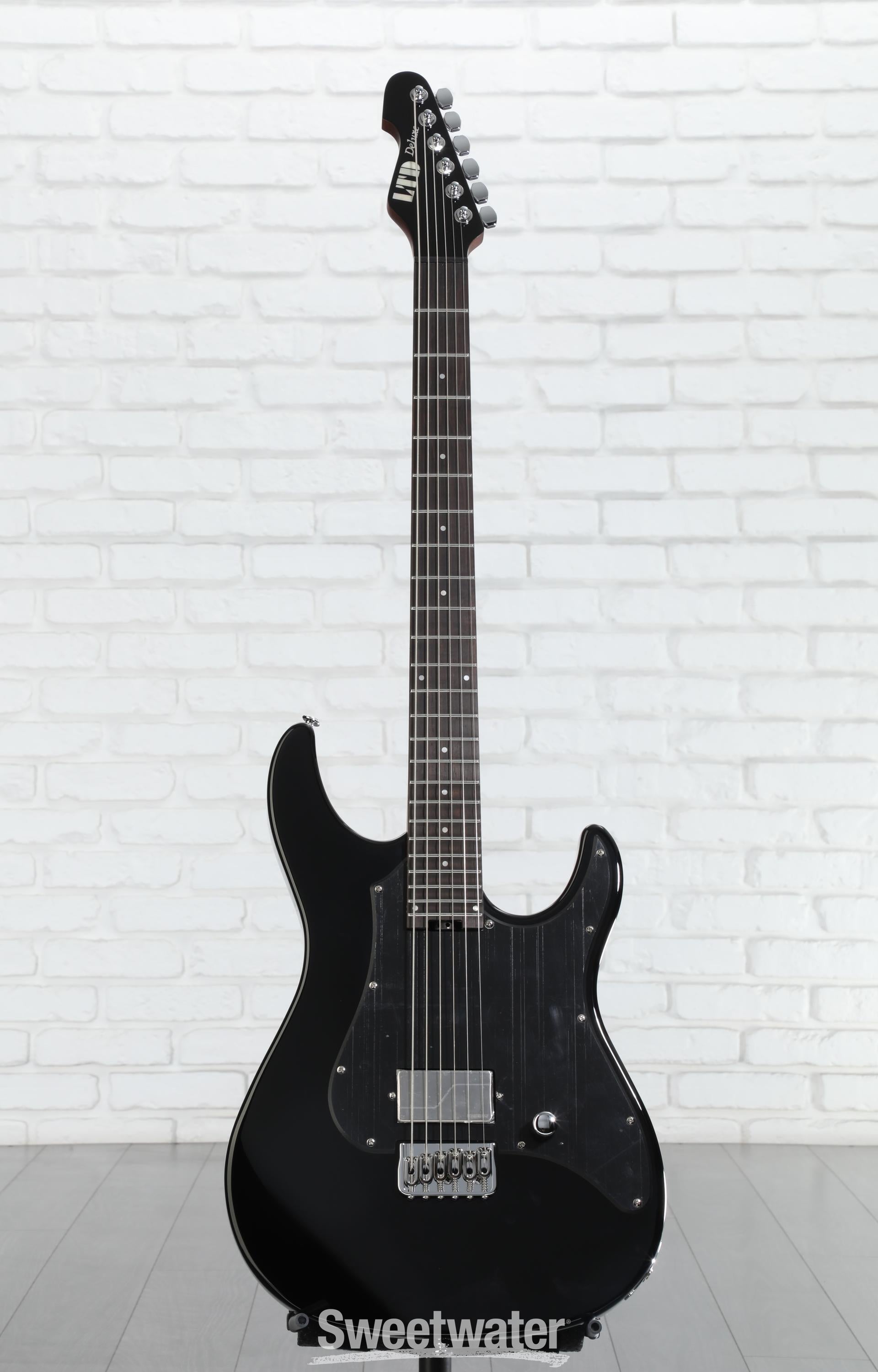 ESP LTD SN-1 Baritone Electric Guitar - Black | Sweetwater