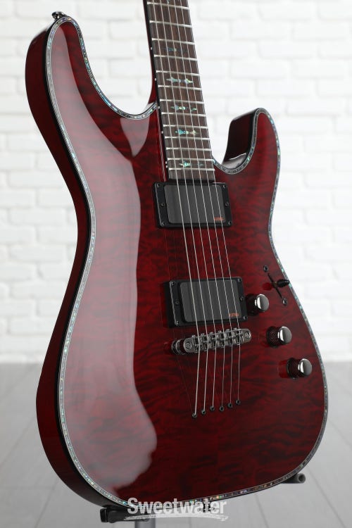 Schecter Hellraiser C-1 Electric Guitar - Black Cherry