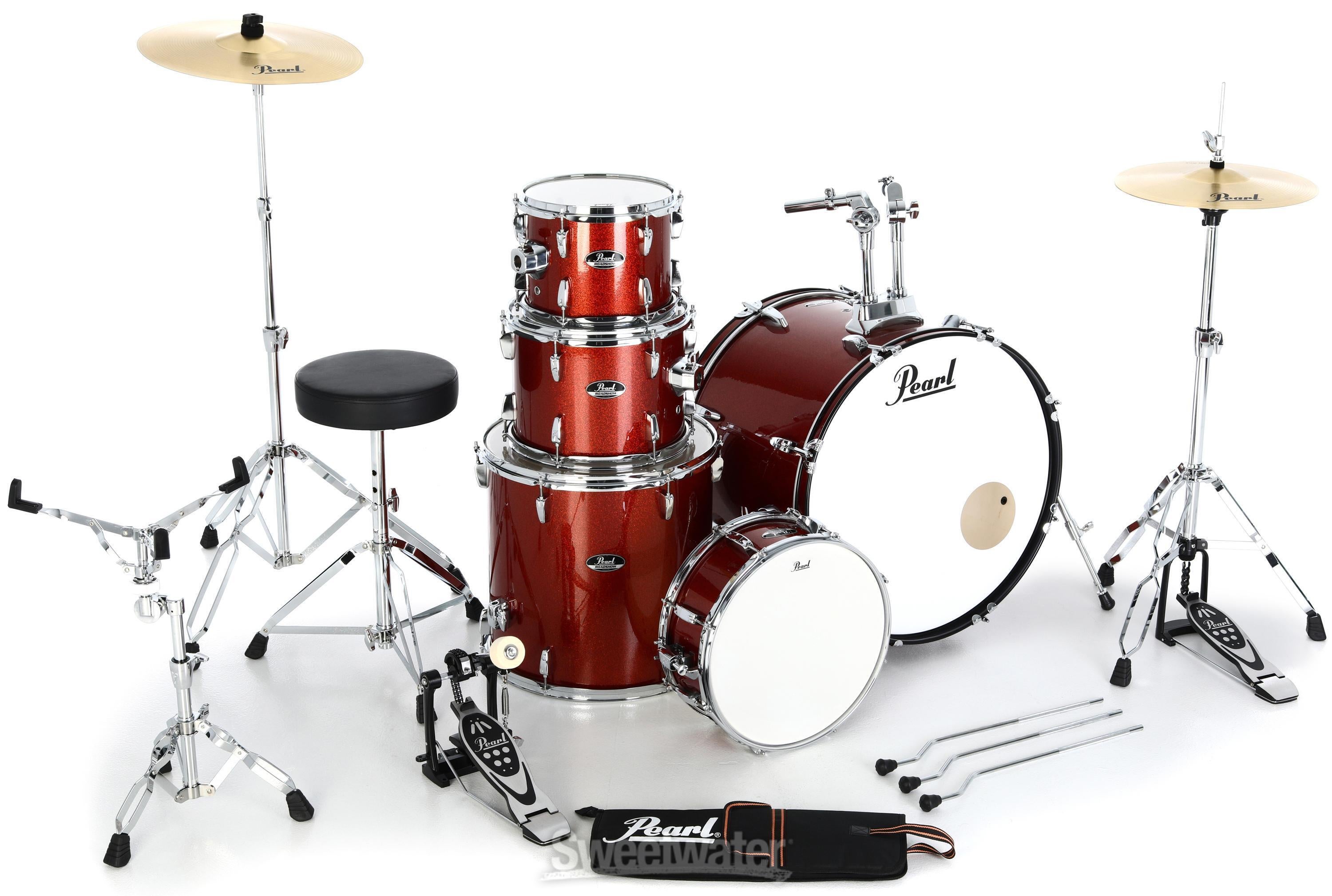 Pearl Roadshow RS525SC/C 5-piece Complete Drum Set with Cymbals