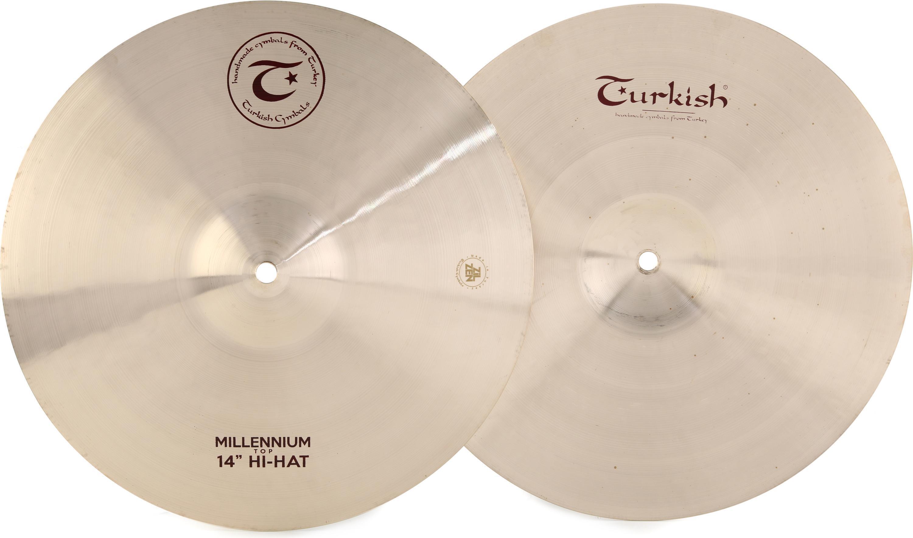 Turkish Cymbals Millennium Cymbal Pack - 14/16/18/21 inch | Sweetwater