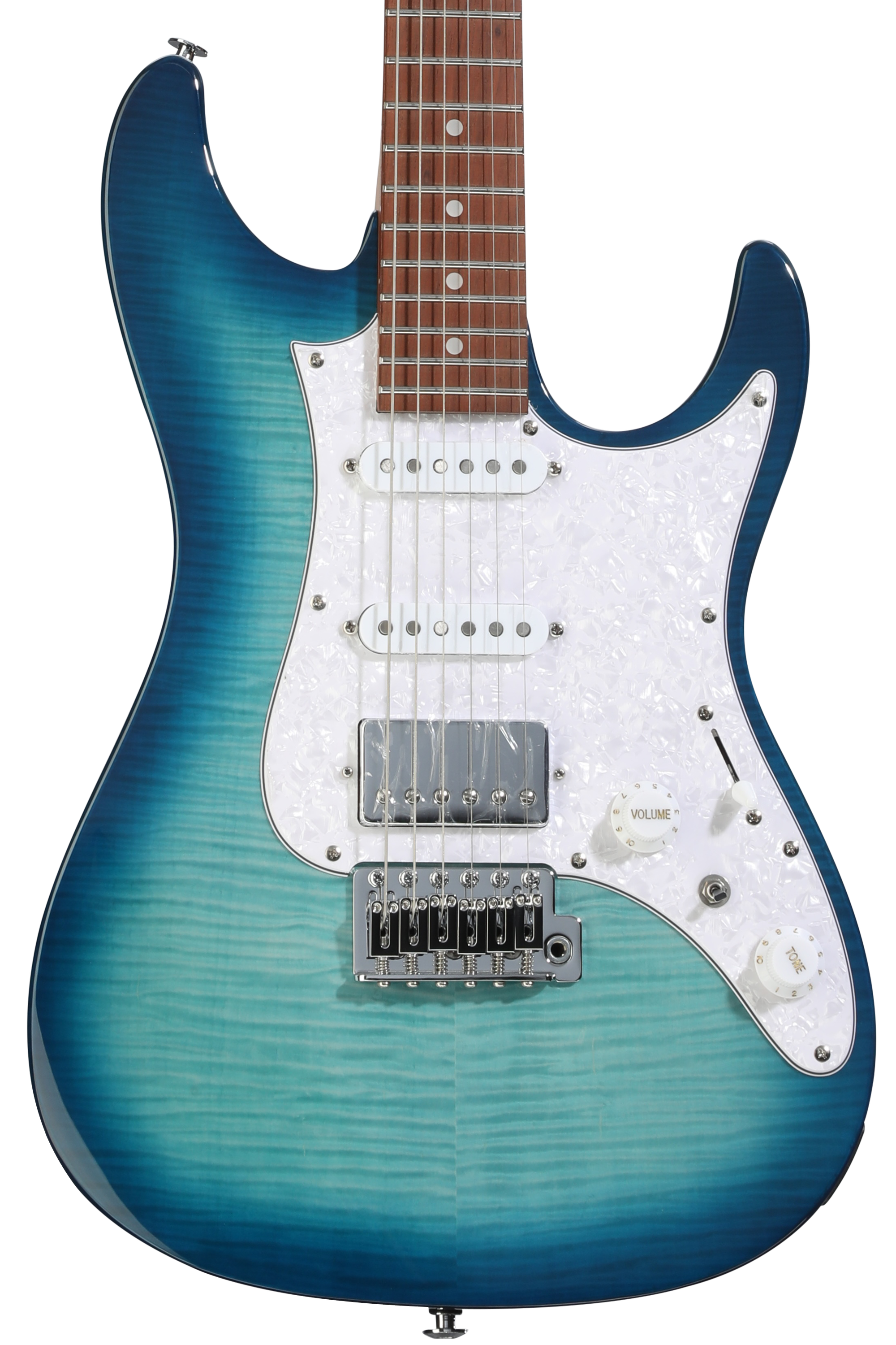 Ibanez Standard AZ22S1F Electric Guitar - Transparent Turquoise