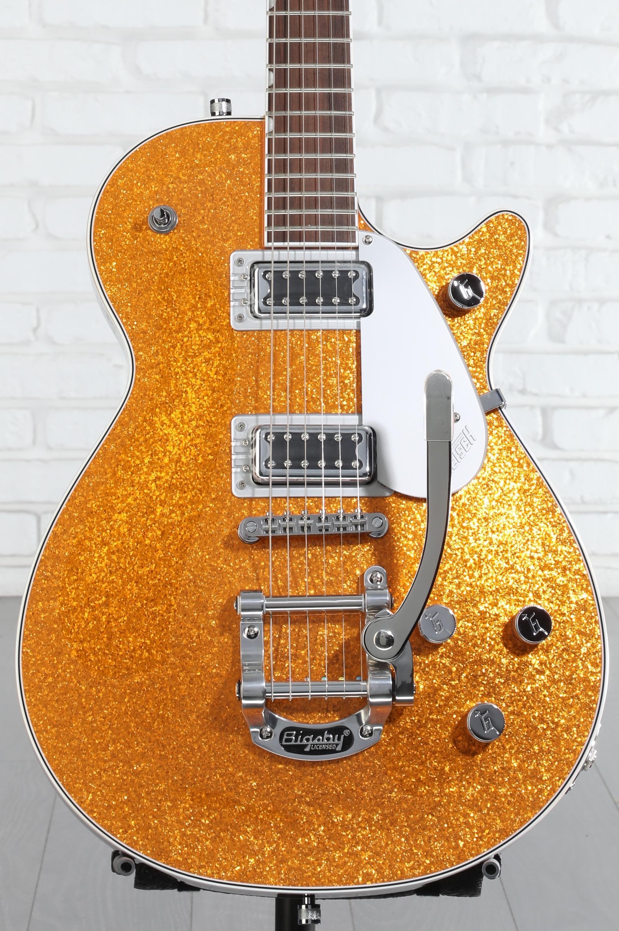 ギター Electromatic GRETSCH G2616 Jet Sparkle Gretsch Electromatic Jet Electric Guitar - Gold Sparkle | Sweetwater