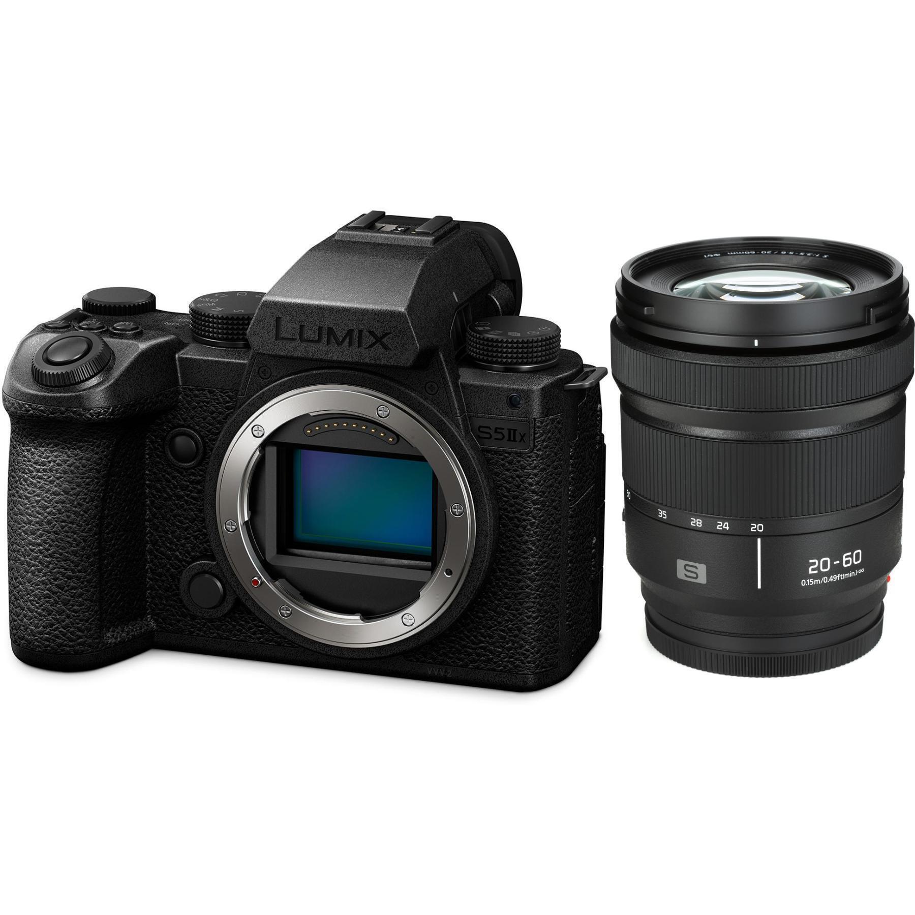 Panasonic Lumix S5M2X Full Frame Mirrorless Camera and S-R2060 S 20-60mm  f/3.5-5.6 Lens