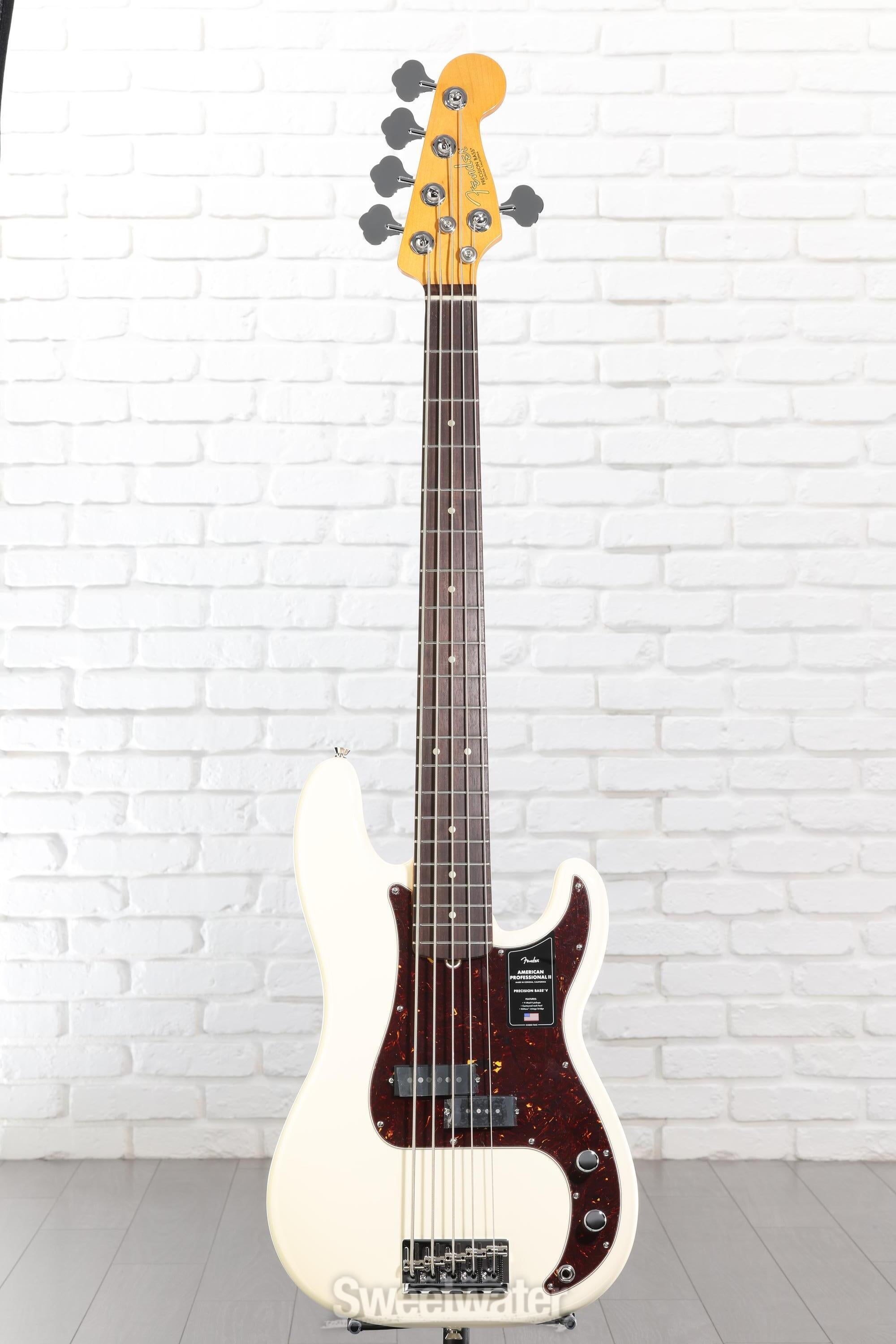 Fender American Professional II Precision Bass V - Olympic White