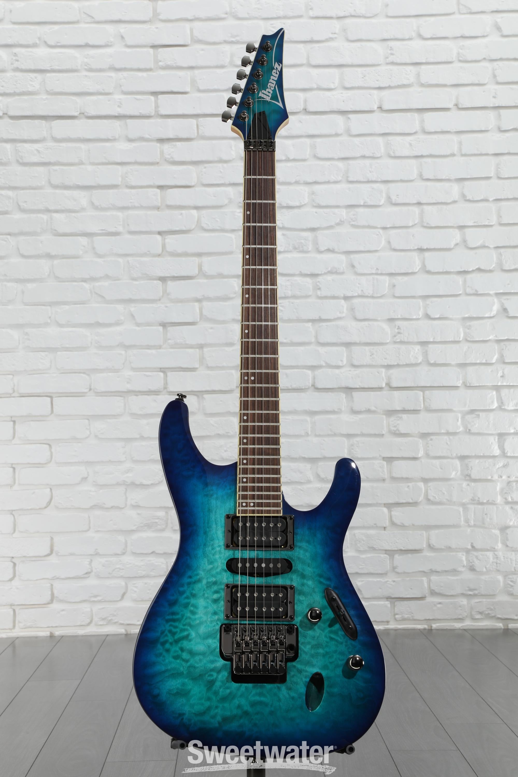 今月中特価！【超軽量】Ibanez S670QM Amazon.com: Ibanez S Series S670QM - Sapphire Blue : Musical