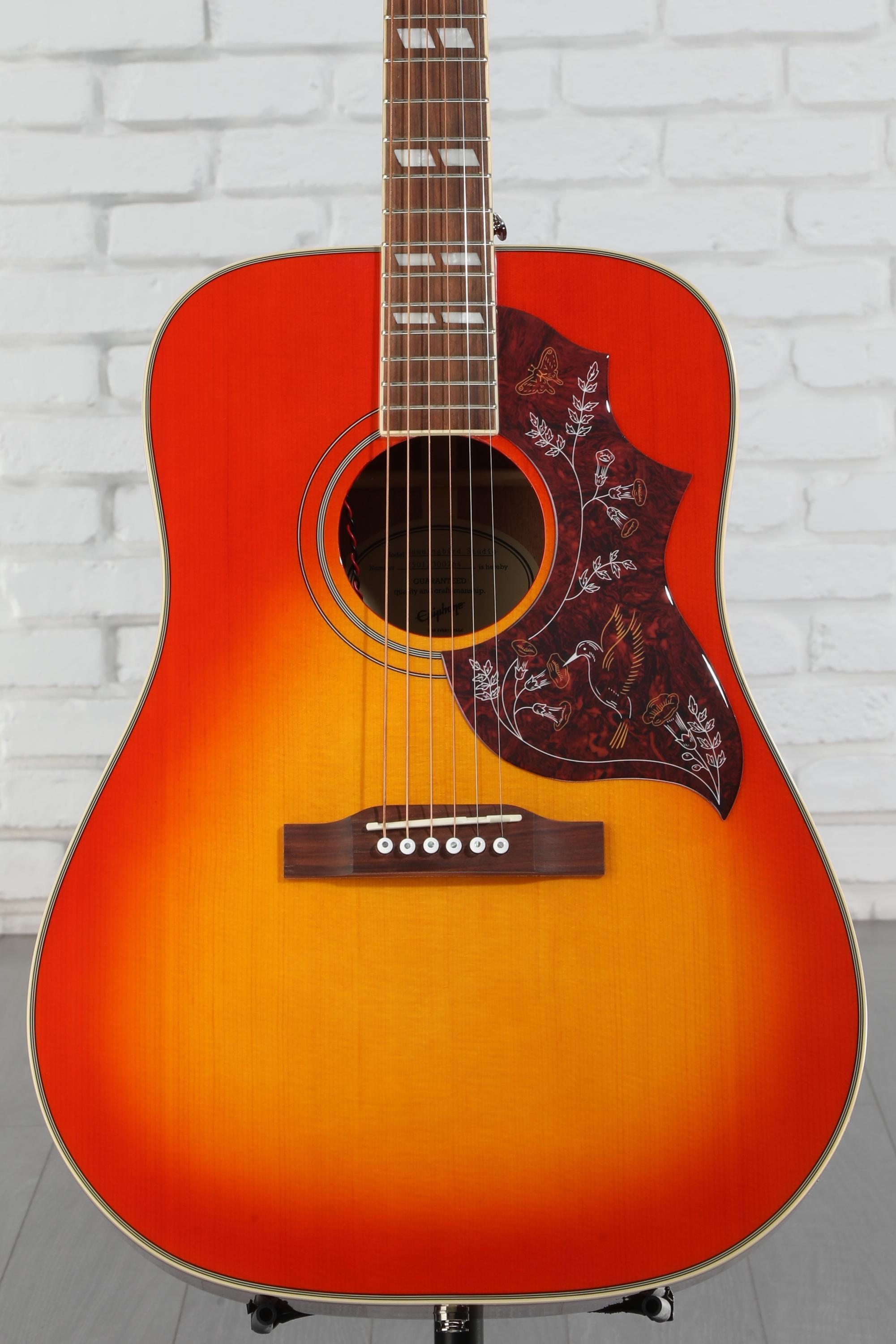 ギター Epiphone Hummingbird Pro Epiphone Hummingbird Studio Acoustic-Electric Guitar Faded