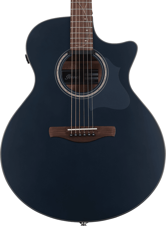 Ibanez AE275DBF Acoustic-electric Guitar - Dark Tide Blue Flat