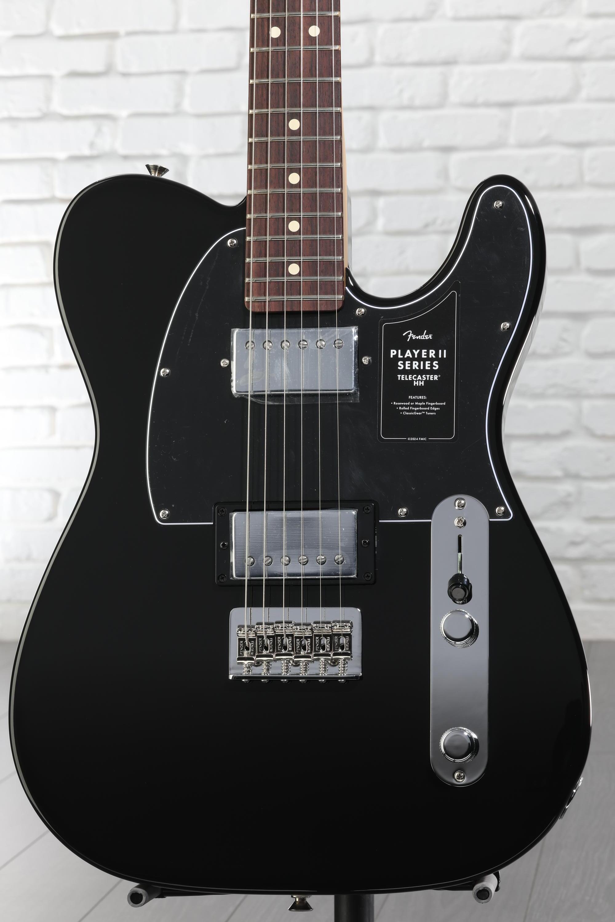 Fender Player II Telecaster HH Electric Guitar - Black with Fender Player II Telecaster HH Electric Guitar - Black with