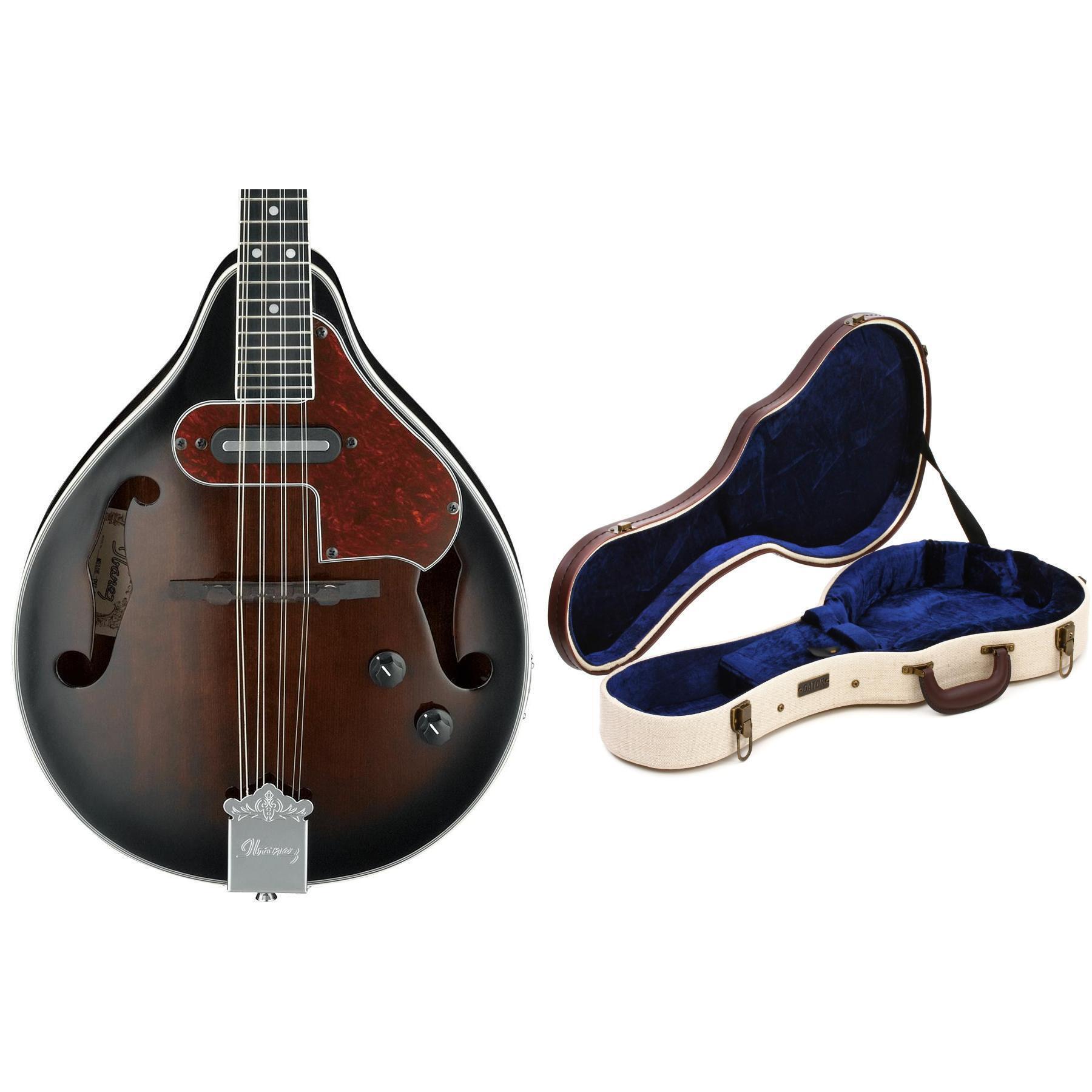 Ibanez M510E Acoustic-electric Mandolin with Case - Dark Violin