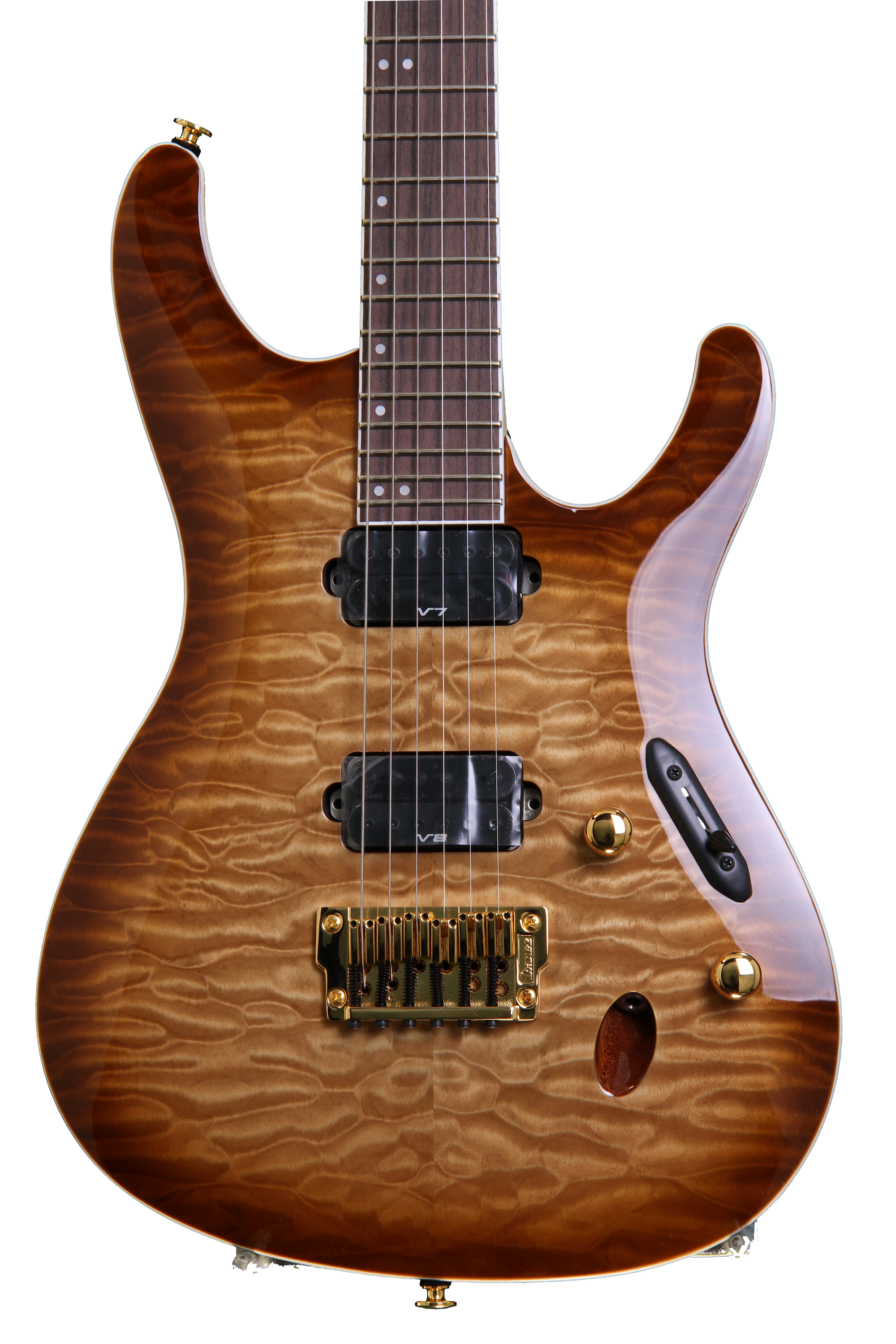 Ibanez S5521Q - Wild Pilsner Burst | Sweetwater