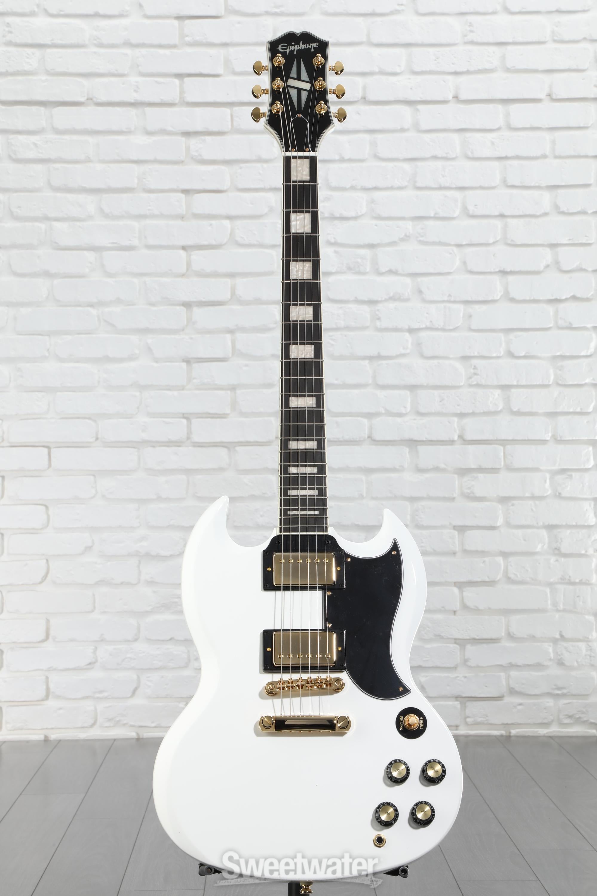 Epiphone SG Custom Electric Guitar - Alpine White | Sweetwater