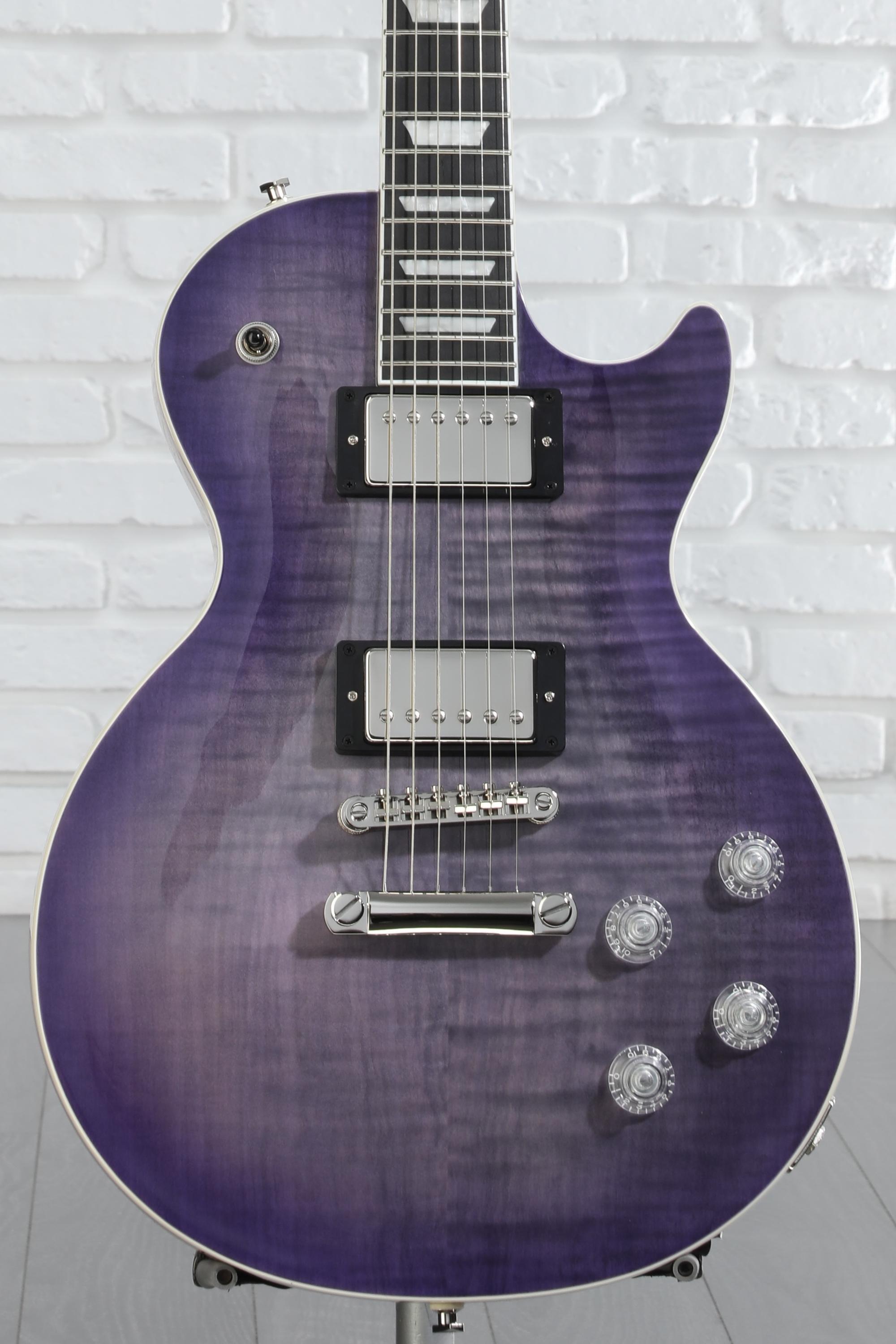 Epiphone Les Paul Studio レアカラー GROVERペグ Epiphone Les Paul Modern Figured Electric Guitar - Purple