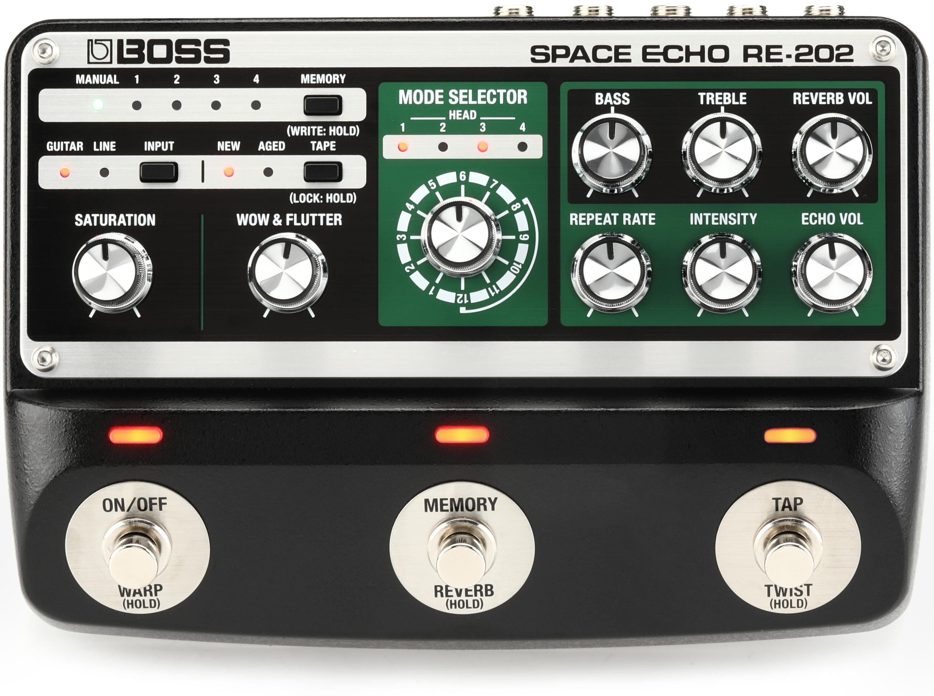 Boss RE-202 Space Echo Digital Delay Pedal | Sweetwater