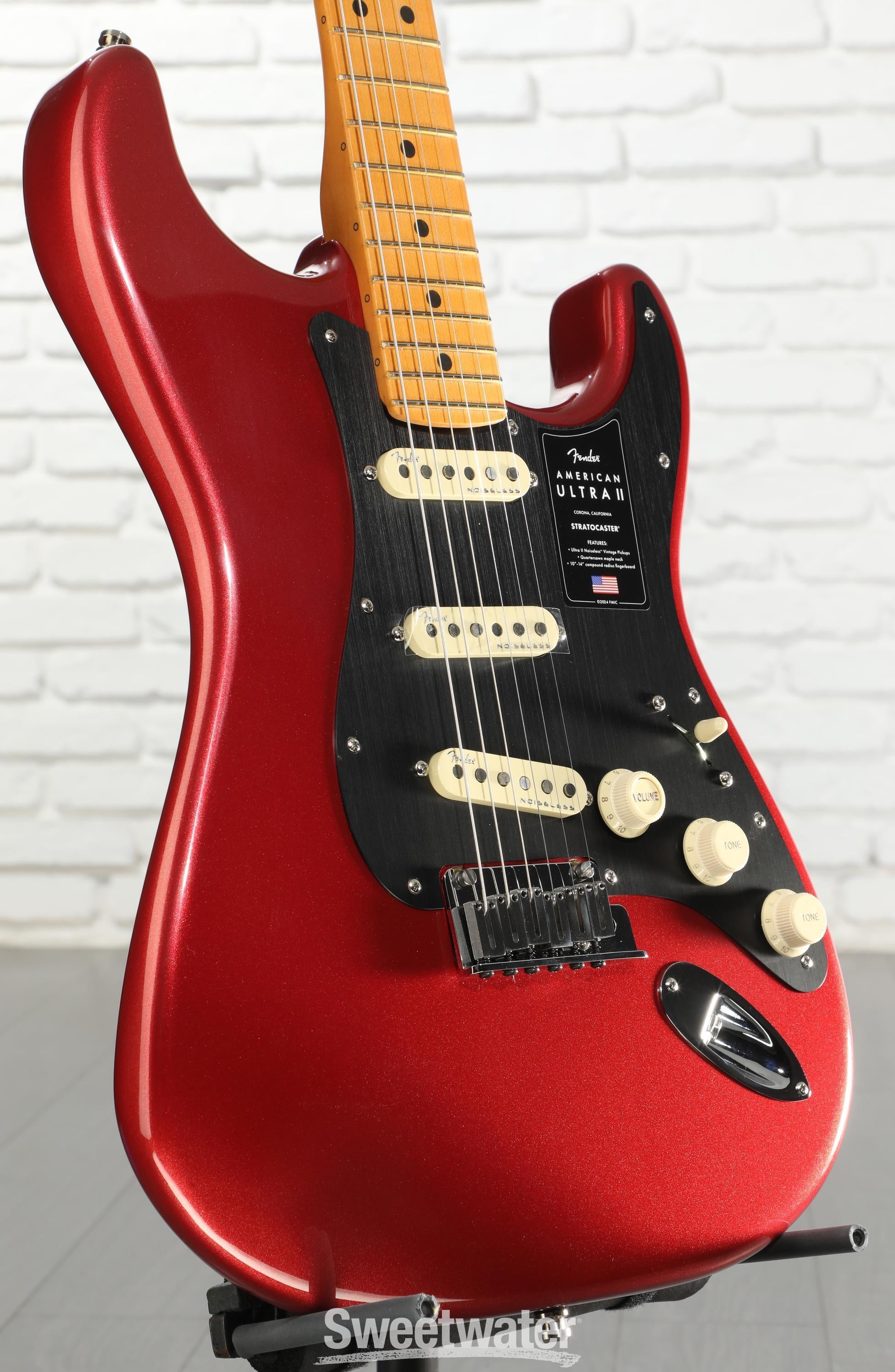 Fender American Ultra II Stratocaster Electric Guitar - Sinister