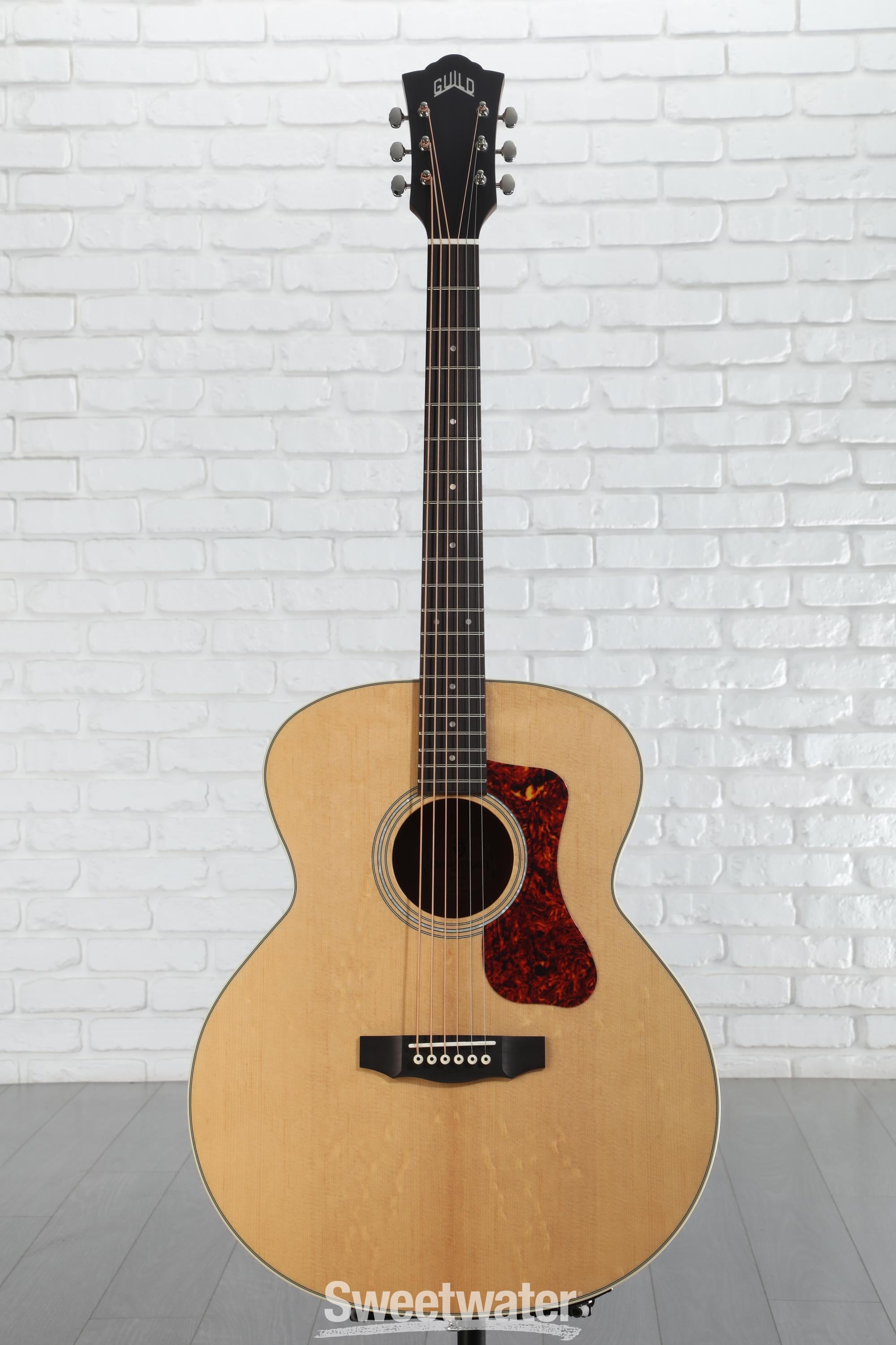 ベース Guild / B-240EF FRETLESS NATURAL Guild BT-240E Baritone Acoustic-electric Guitar - Natural