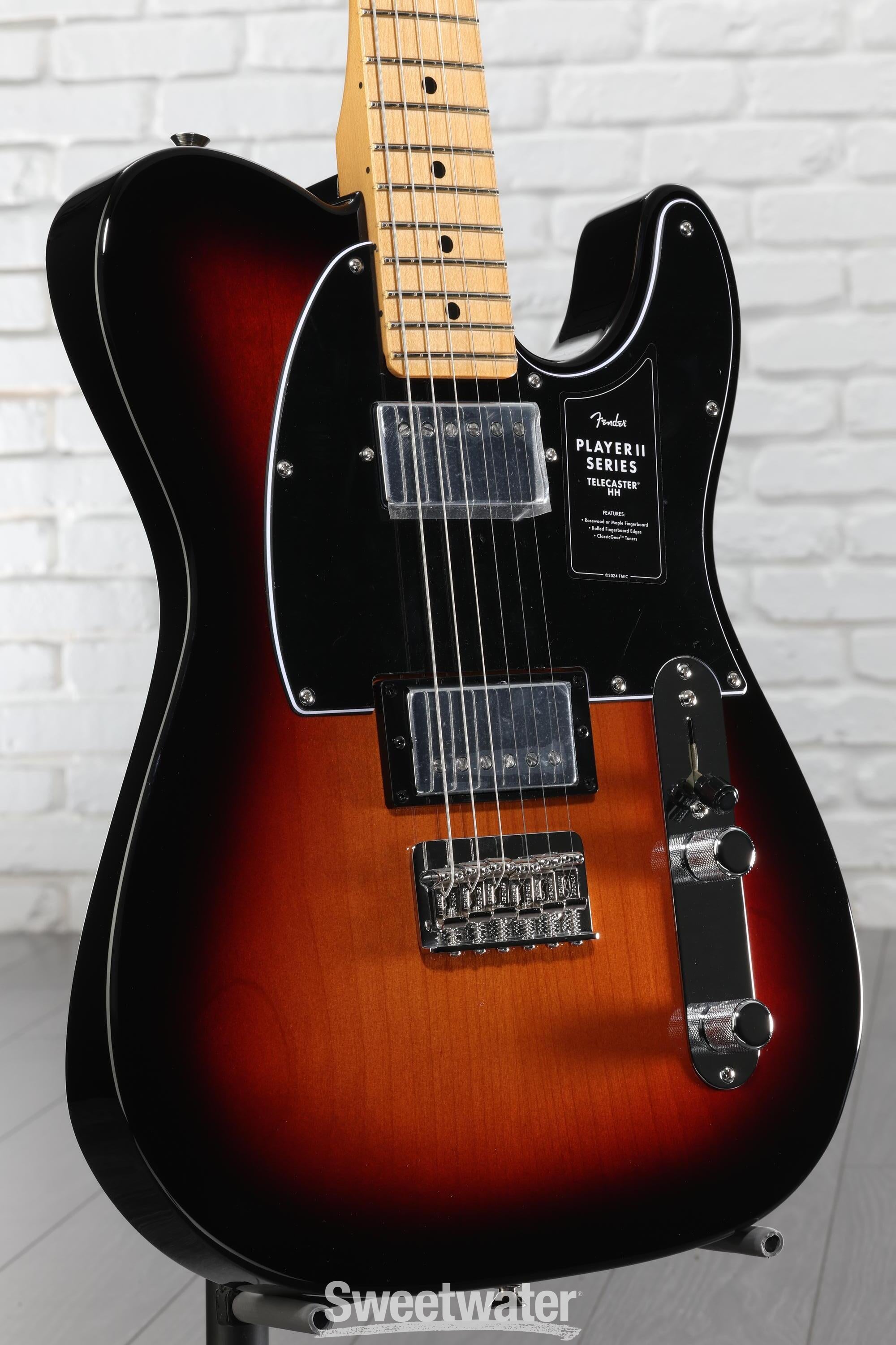 Fender Player II Telecaster HH Electric Guitar - 3-color Sunburst