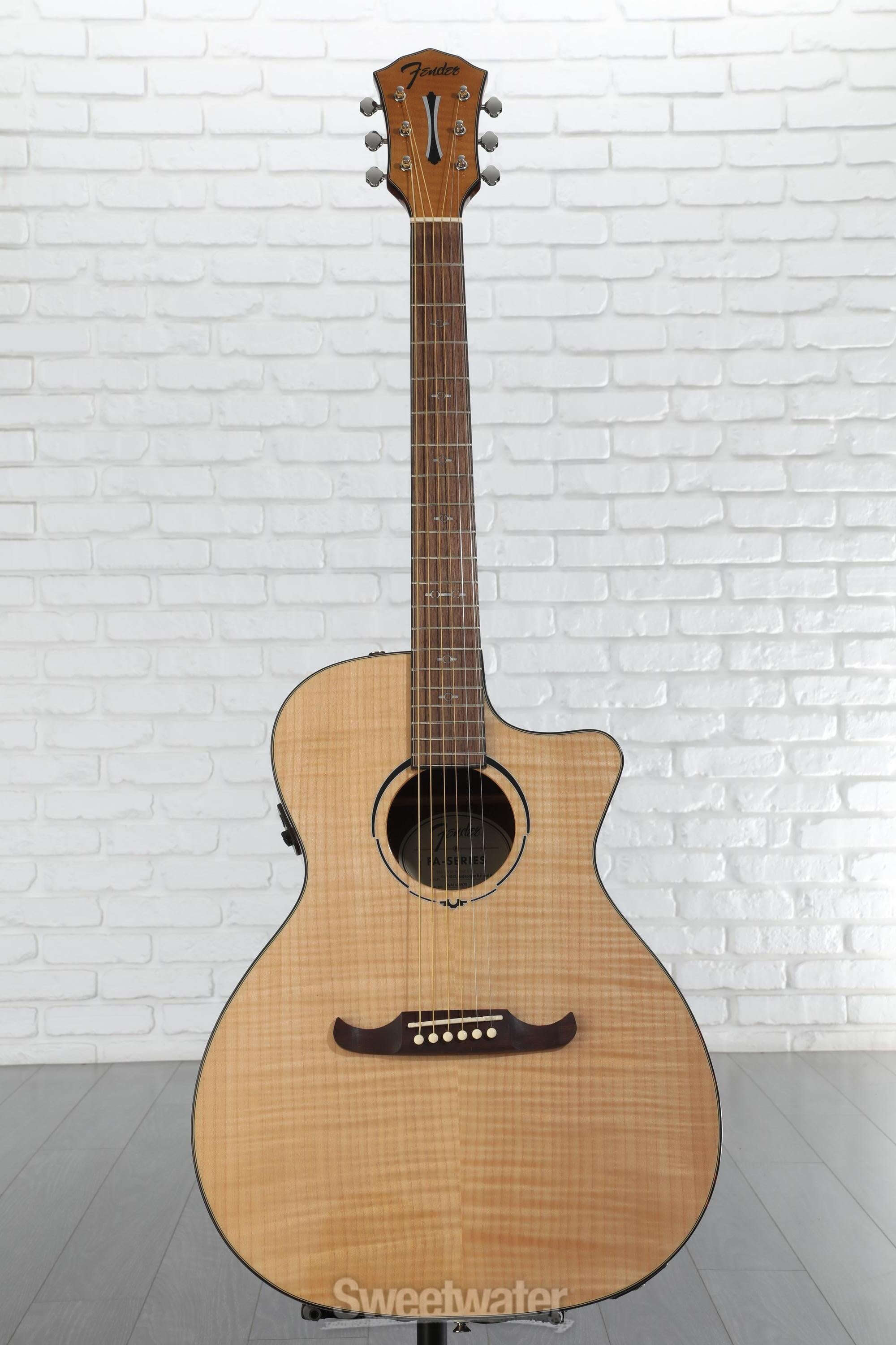 ギター FENDER FA-345CE Auditorium Amazon.com: Fender FA-345CE Auditorium Cutaway Acoustic