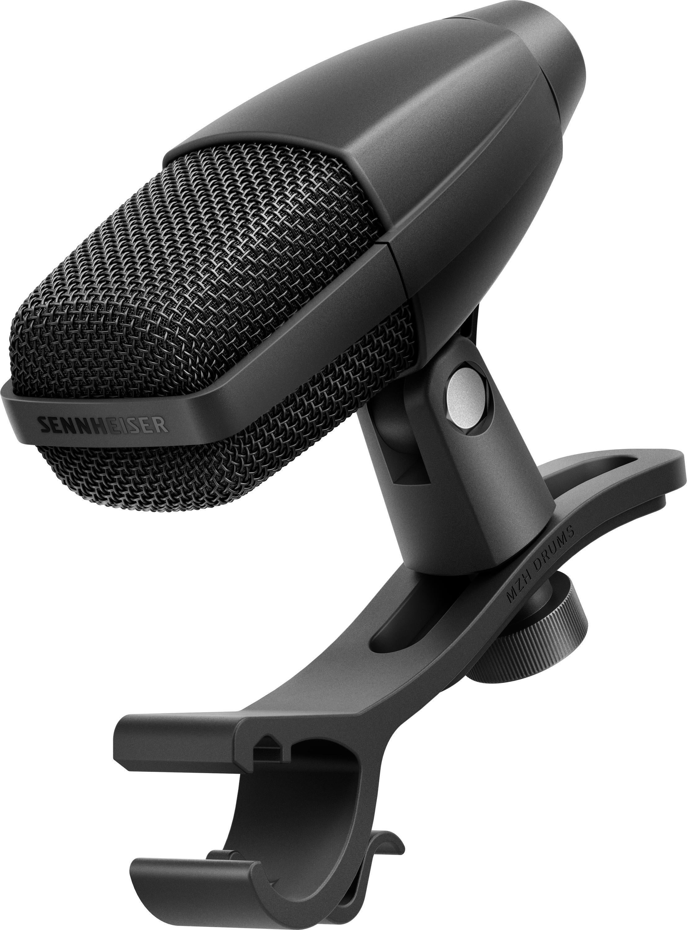 Sennheiser MD 421 Kompakt with MZH Drum Microphone Clip | Sweetwater