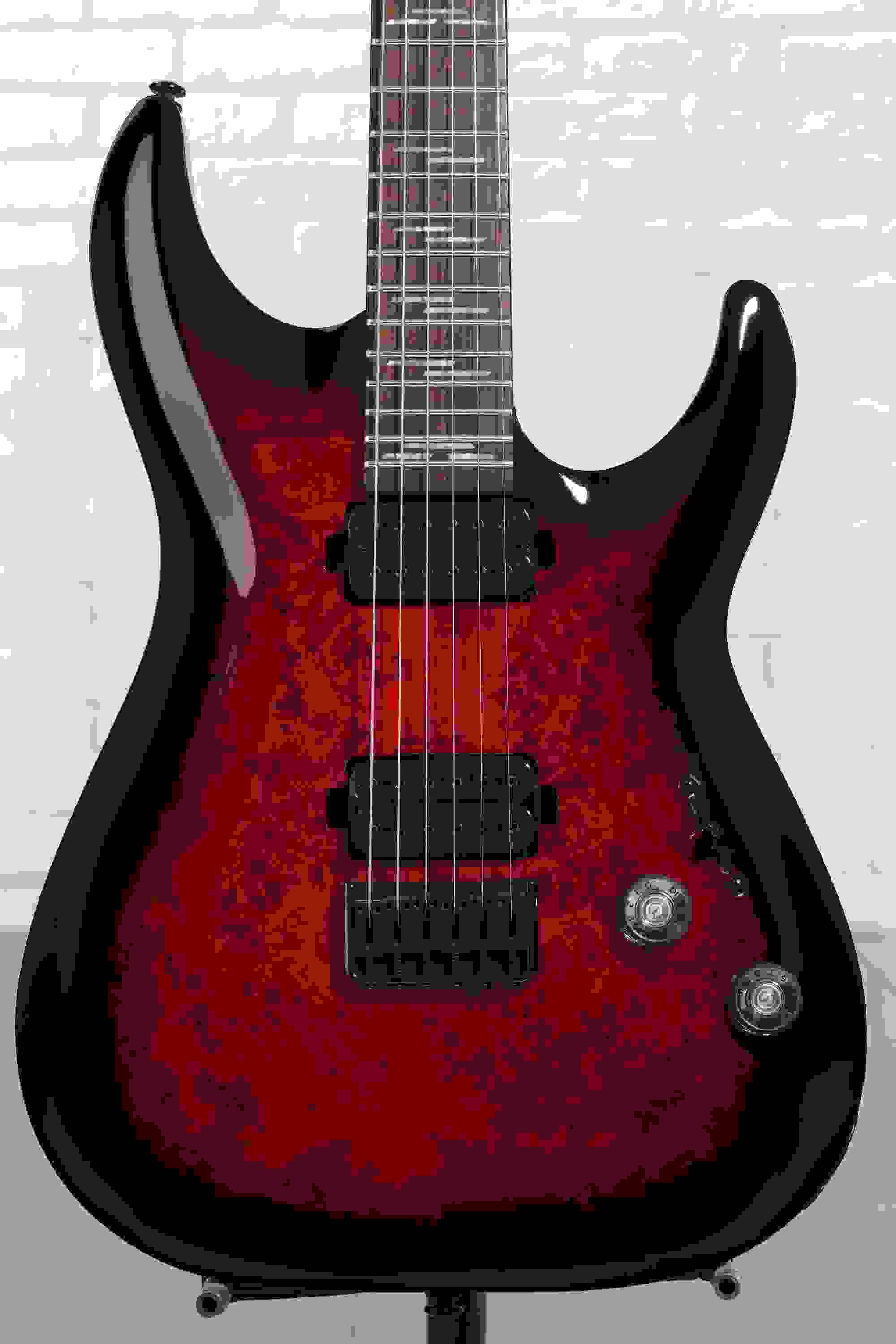Schecter Omen Elite-6 Electric Guitar - Black Cherry Burst