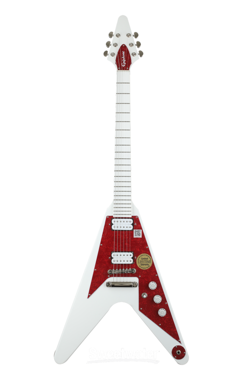 Epiphone Dave Rude Flying V Electric Guitar - Alpine White