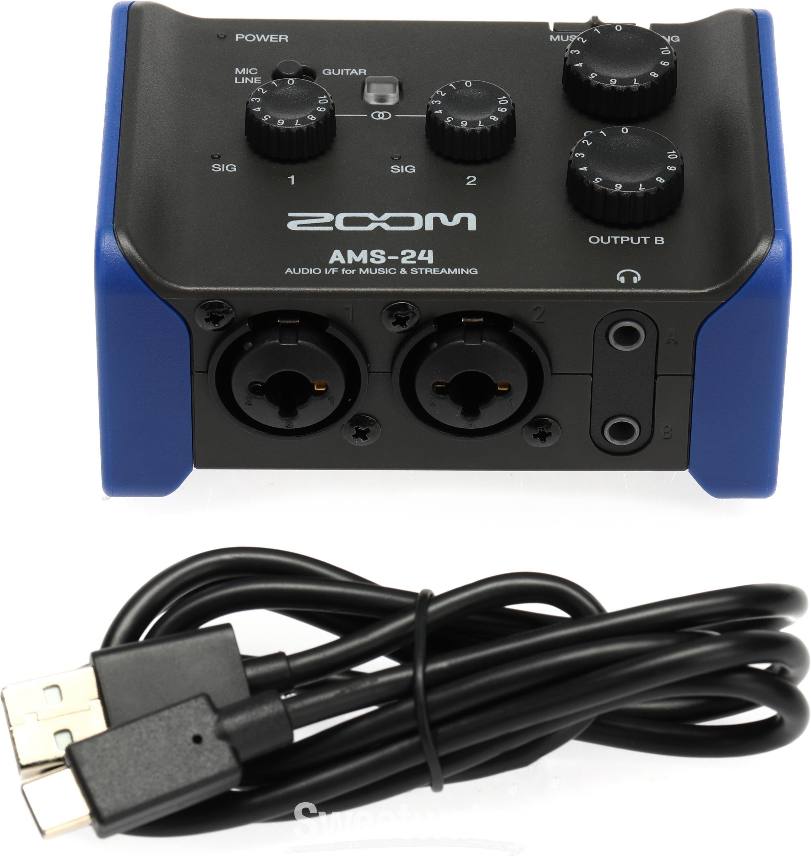 Zoom AMS-24 Audio Interface | Sweetwater