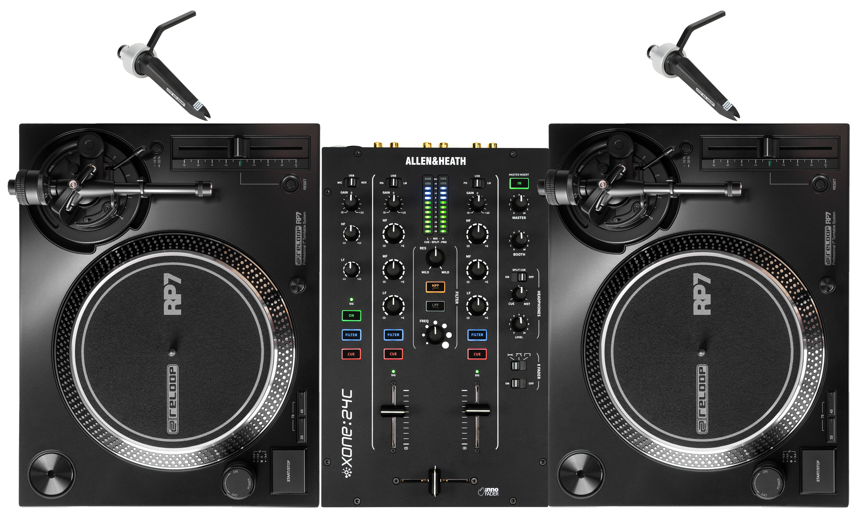 Allen & Heath Xone:24C 2+1 Channel Analog DJ Mixer/Interface with