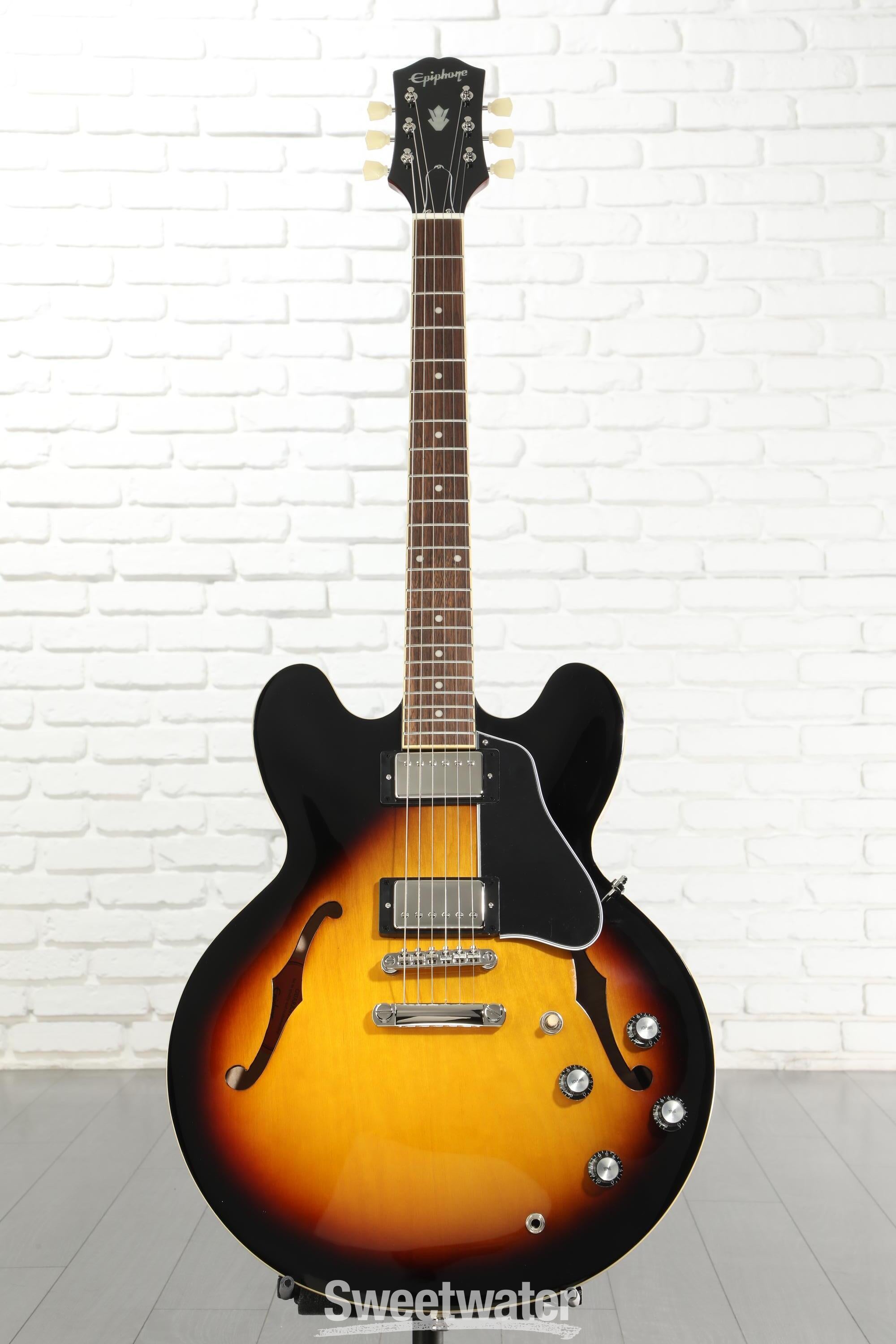 Epiphone ES-335 サンバースト Epiphone ES-335 Semi-hollowbody Electric Guitar - Vintage Sunburst