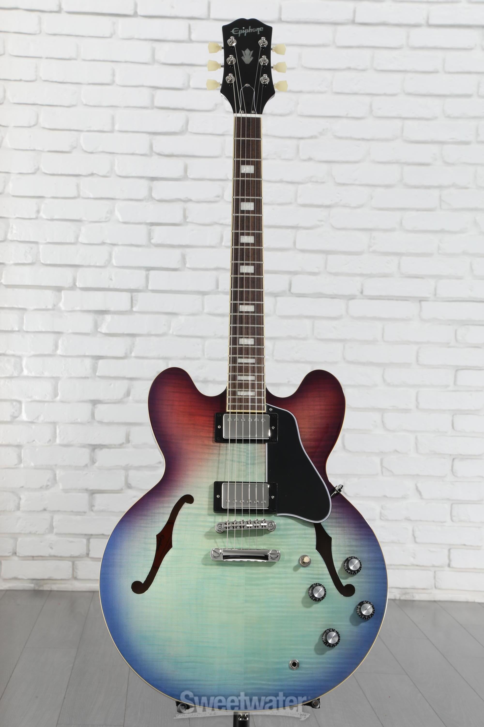Epiphone ES-335 Figured Semi-hollowbody - Blueberry Burst