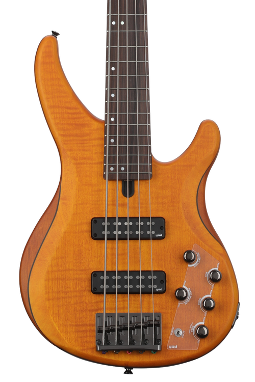 Yamaha TRBX605FM Bass Guitar - Matte Amber