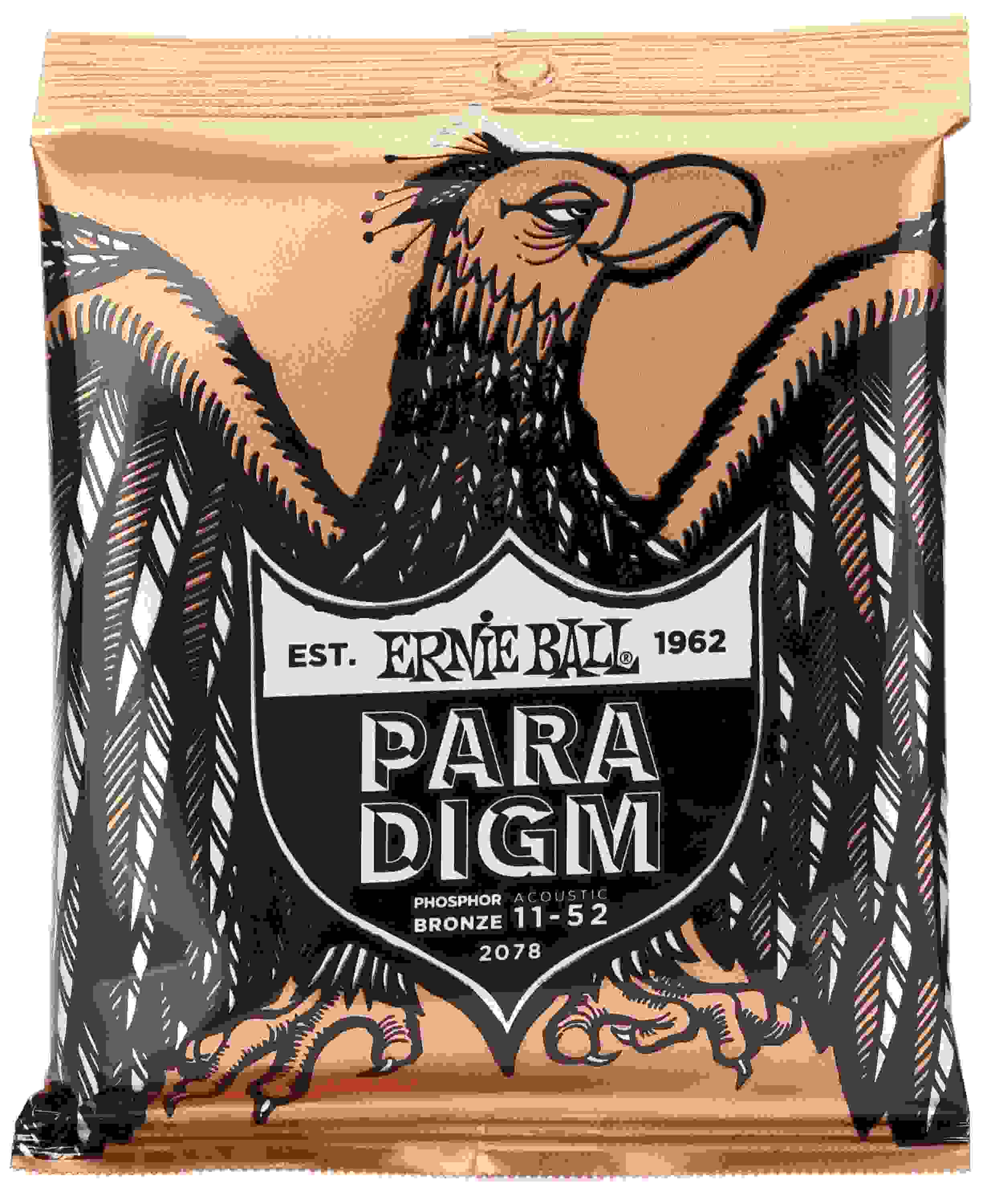 Ernie Ball 2078 Paradigm Phosphor Bronze Acoustic Guitar Strings - .011-.052 Light