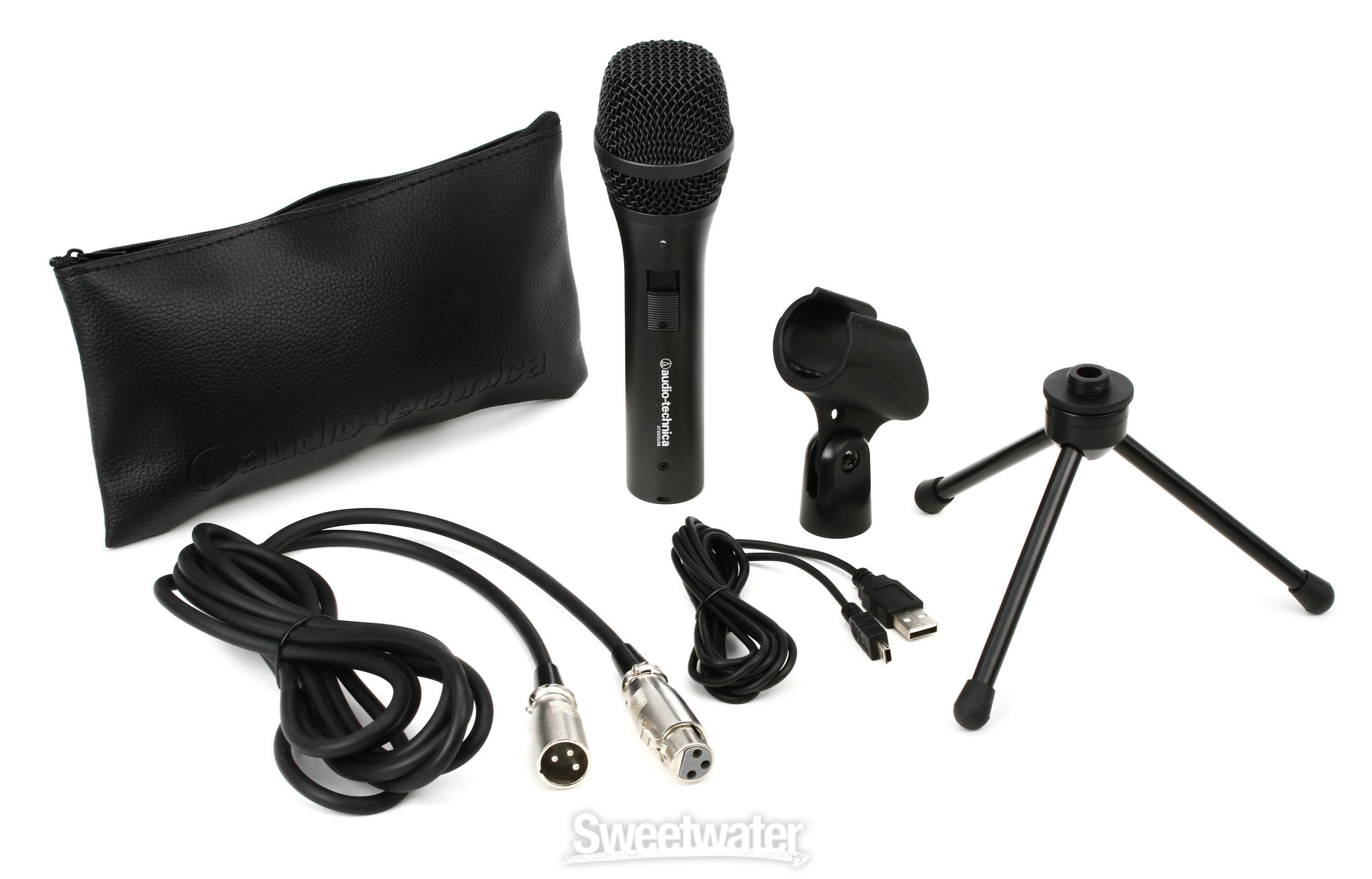 Audio-Technica AT2005USB Cardioid Dynamic USB/XLR Microphone