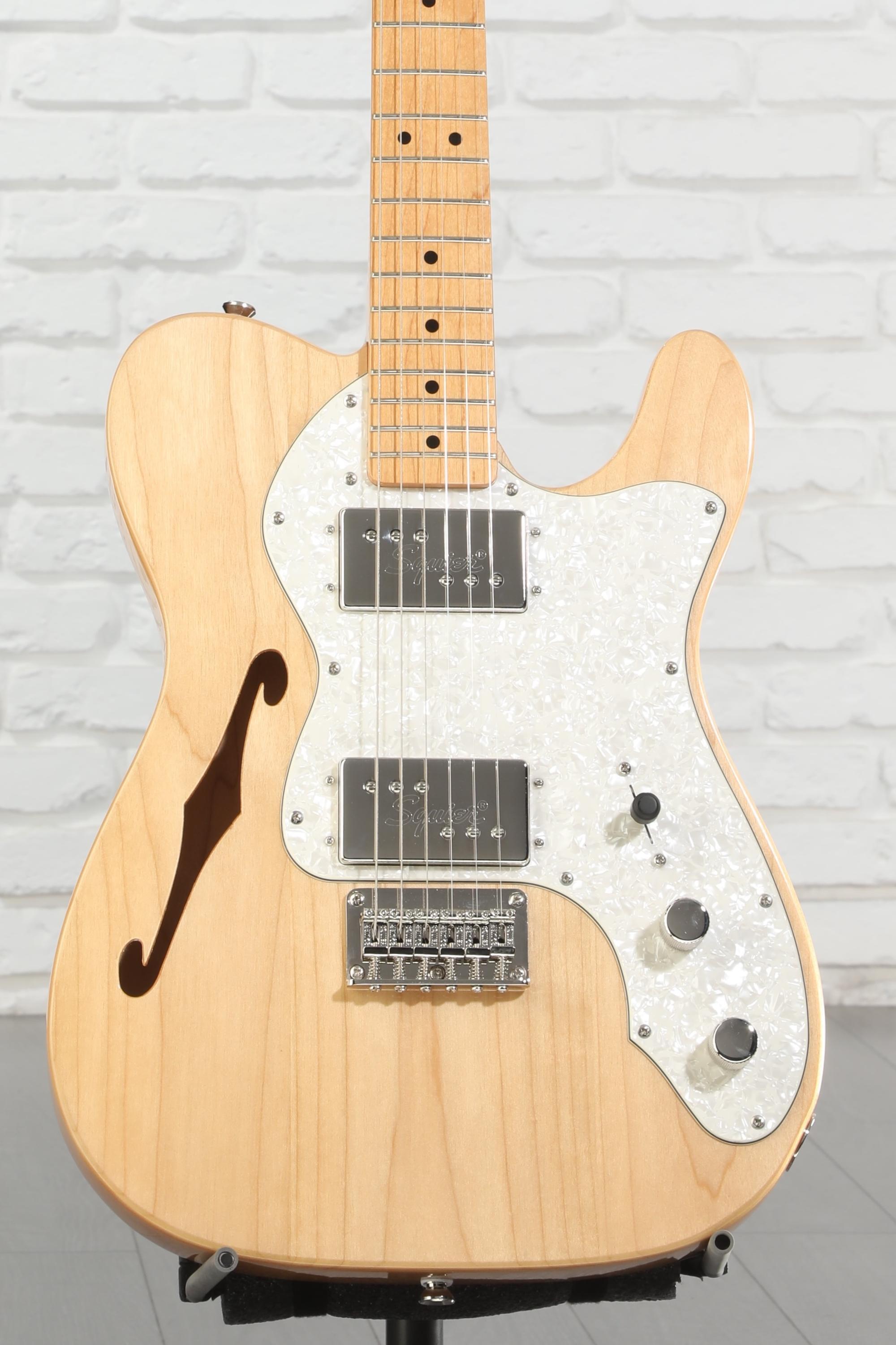 ギター Squier by Fender 70s Telecaster Thinline Squier Classic Vibe '70s Telecaster Thinline - Natural | Sweetwater