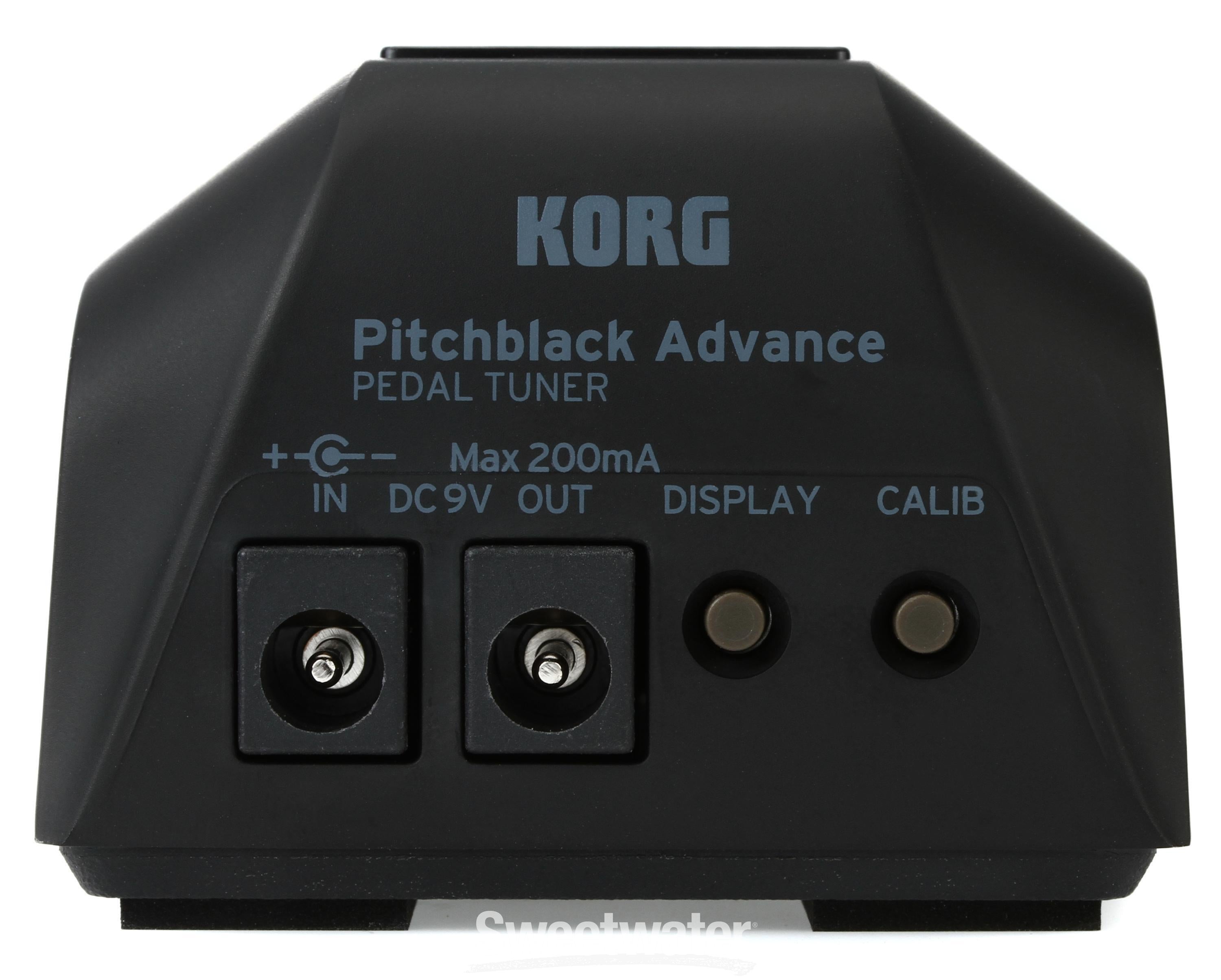 Korg Pitchblack Advance Tuner Pedal | Sweetwater