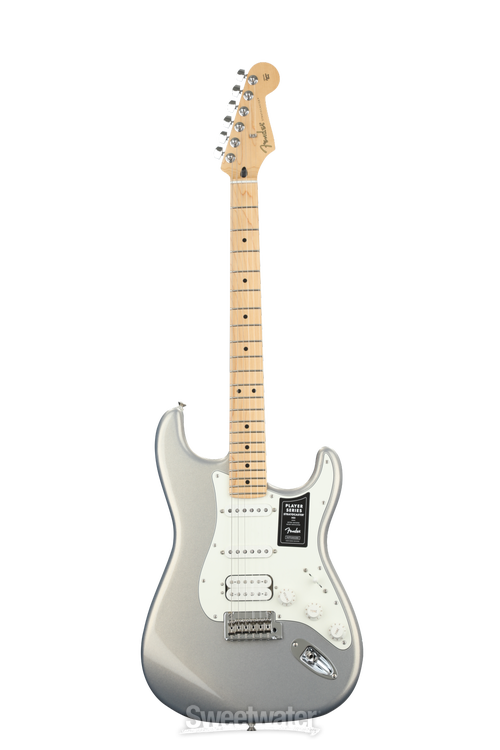 Fender Player Stratocaster HSS - Silver | Sweetwater Fender Player Stratocaster HSS - Silver | Sweetwater