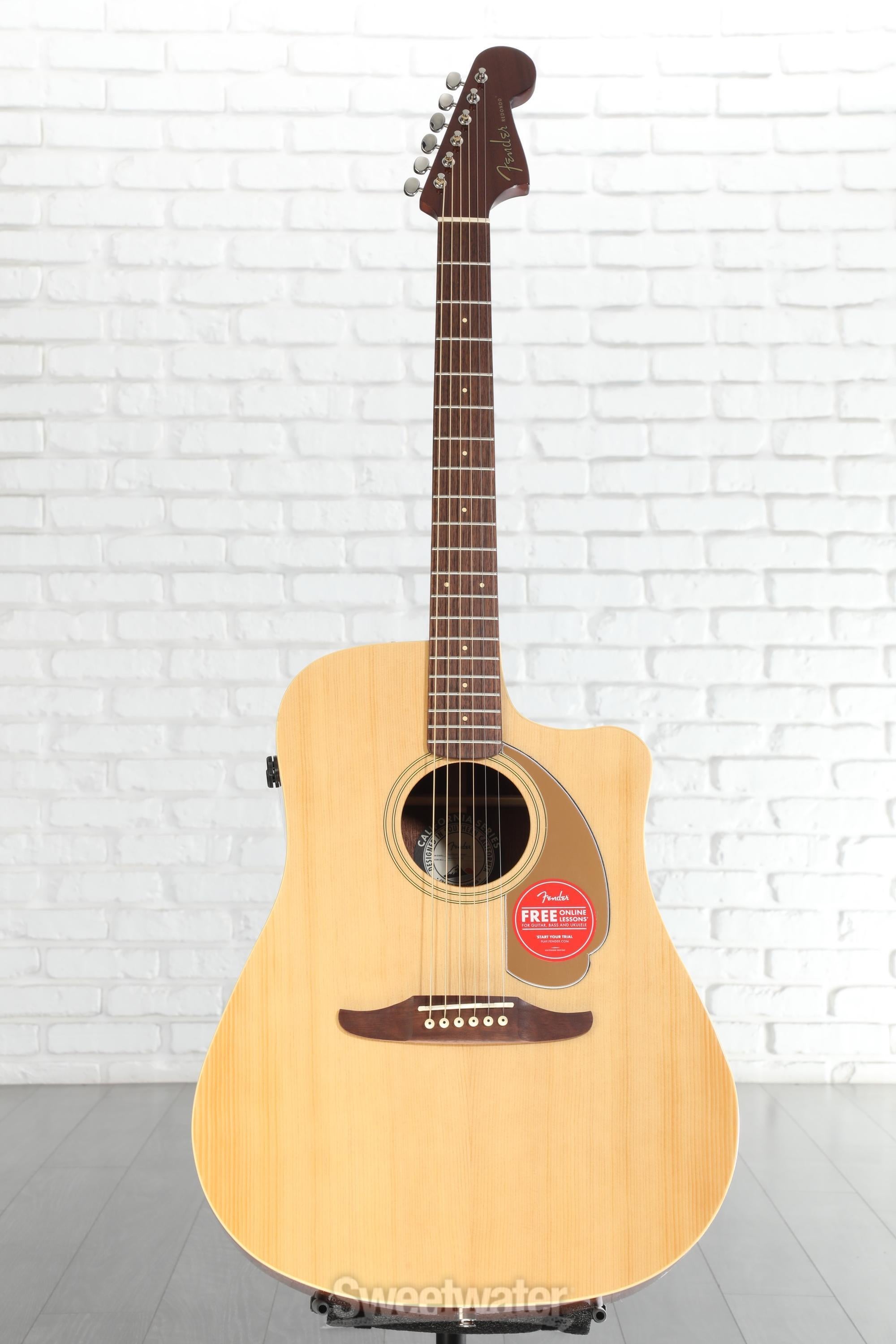 Fender Redondo Player Acoustic-electric Guitar - Natural | Sweetwater