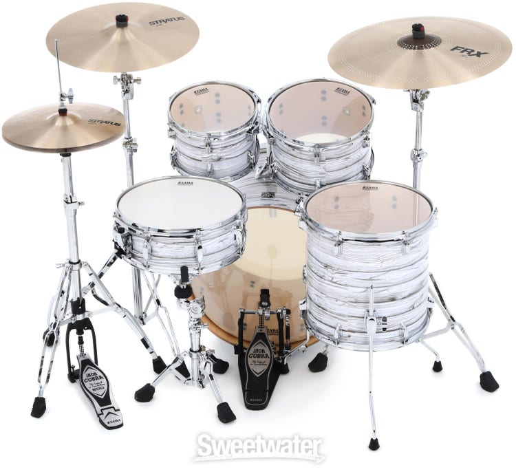 Tama Superstar Classic 5-piece Shell Pack with Snare - Ice Ash