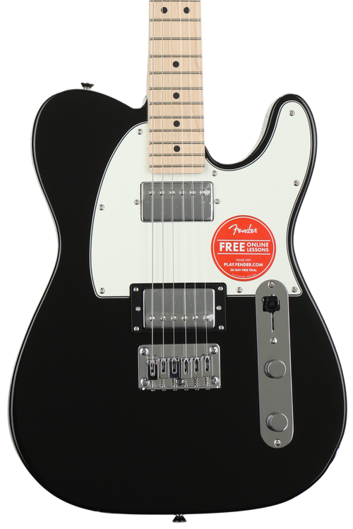 Squier Contemporary Telecaster HH - Black Metallic with Squier Contemporary Telecaster HH - Black Metallic with