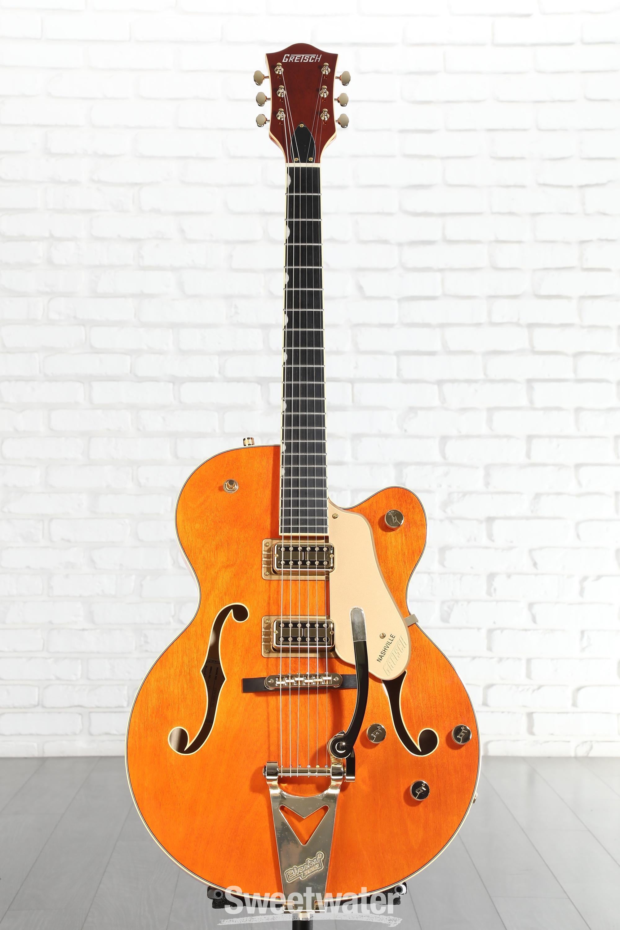 Gretsch Synchromatic Nashville Electric Guitar - '50s Orange Stain