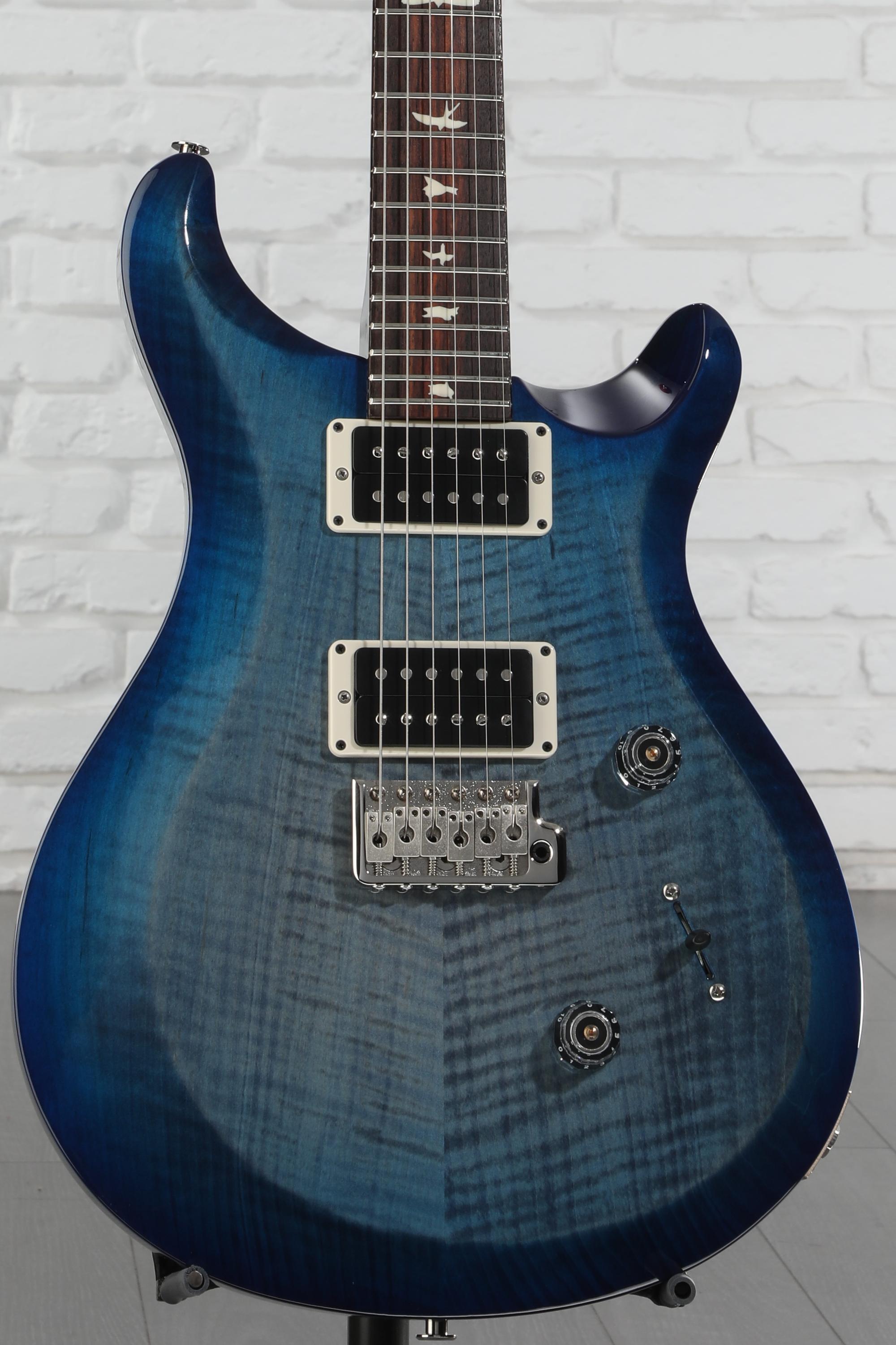 PRS S2 Custom 24 Electric Guitar - Faded Gray Black Blue Burst