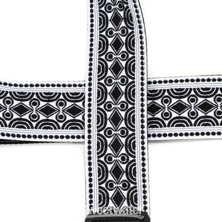 Ernie Ball EB5341 Jacquard Guitar Strap - Black Checkers (NEW